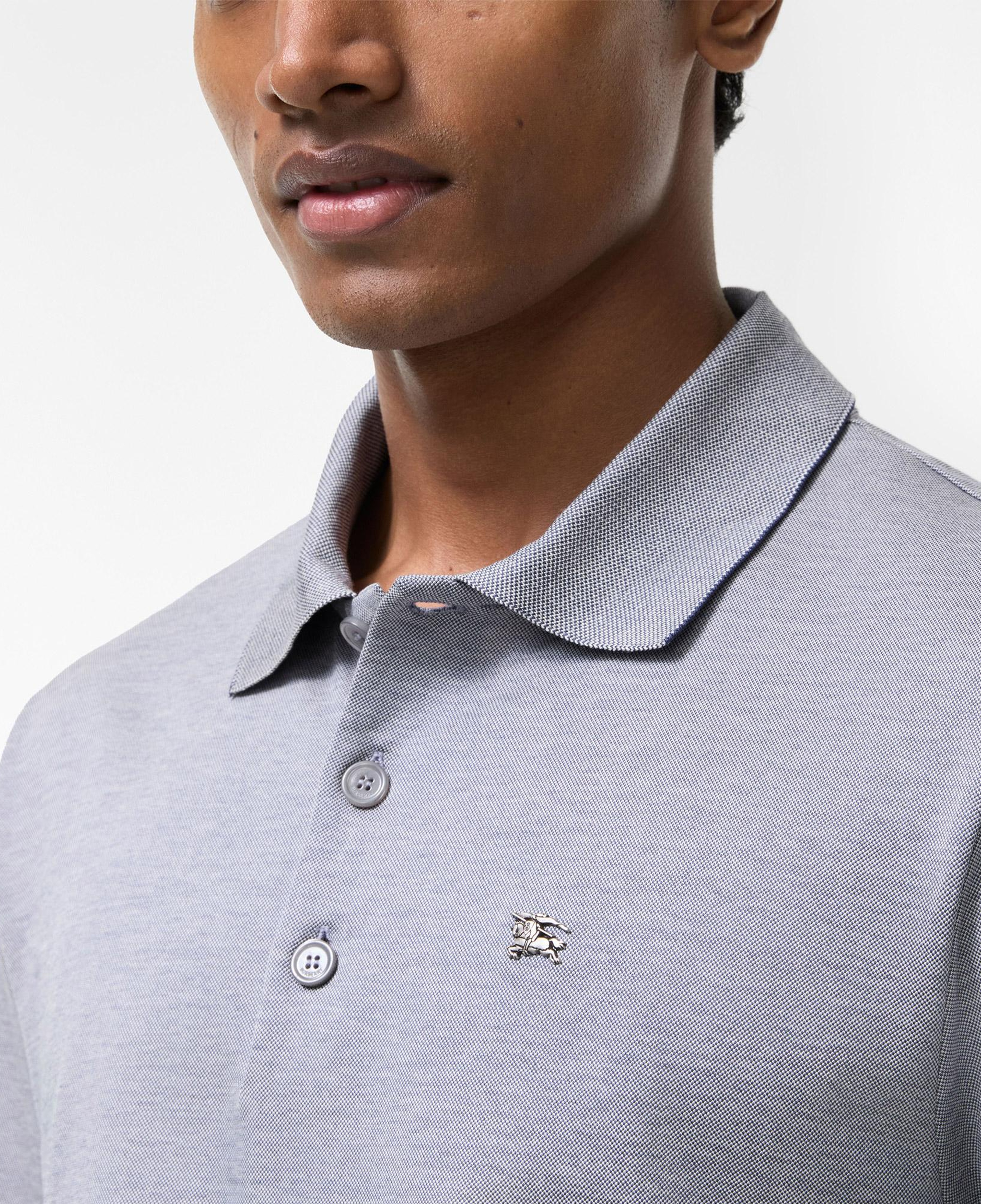 Burberry Evan Med Erkek Gri Polo