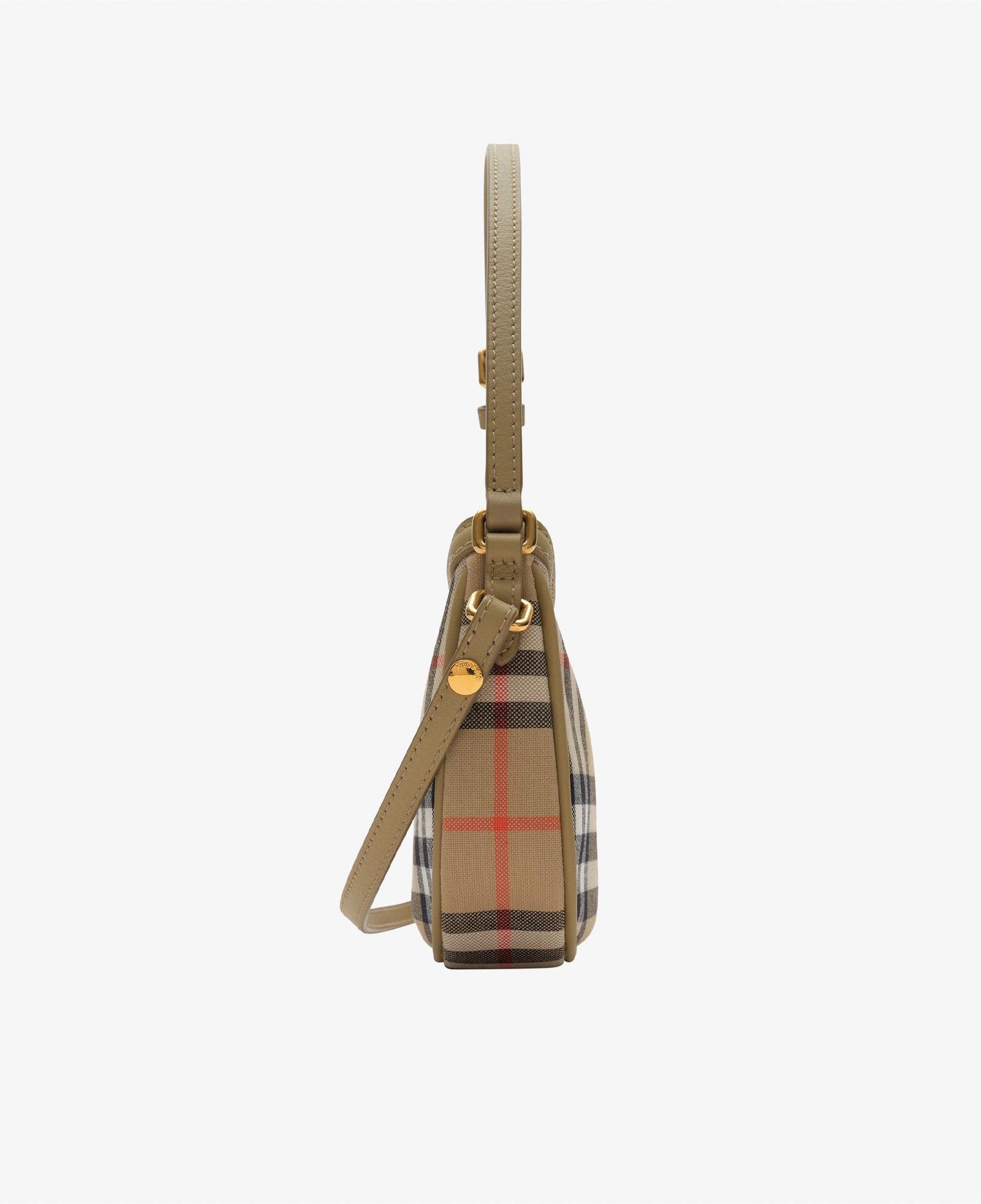 Burberry Check Eugenie Pouch Çocuk Bej Omuz Çantası
