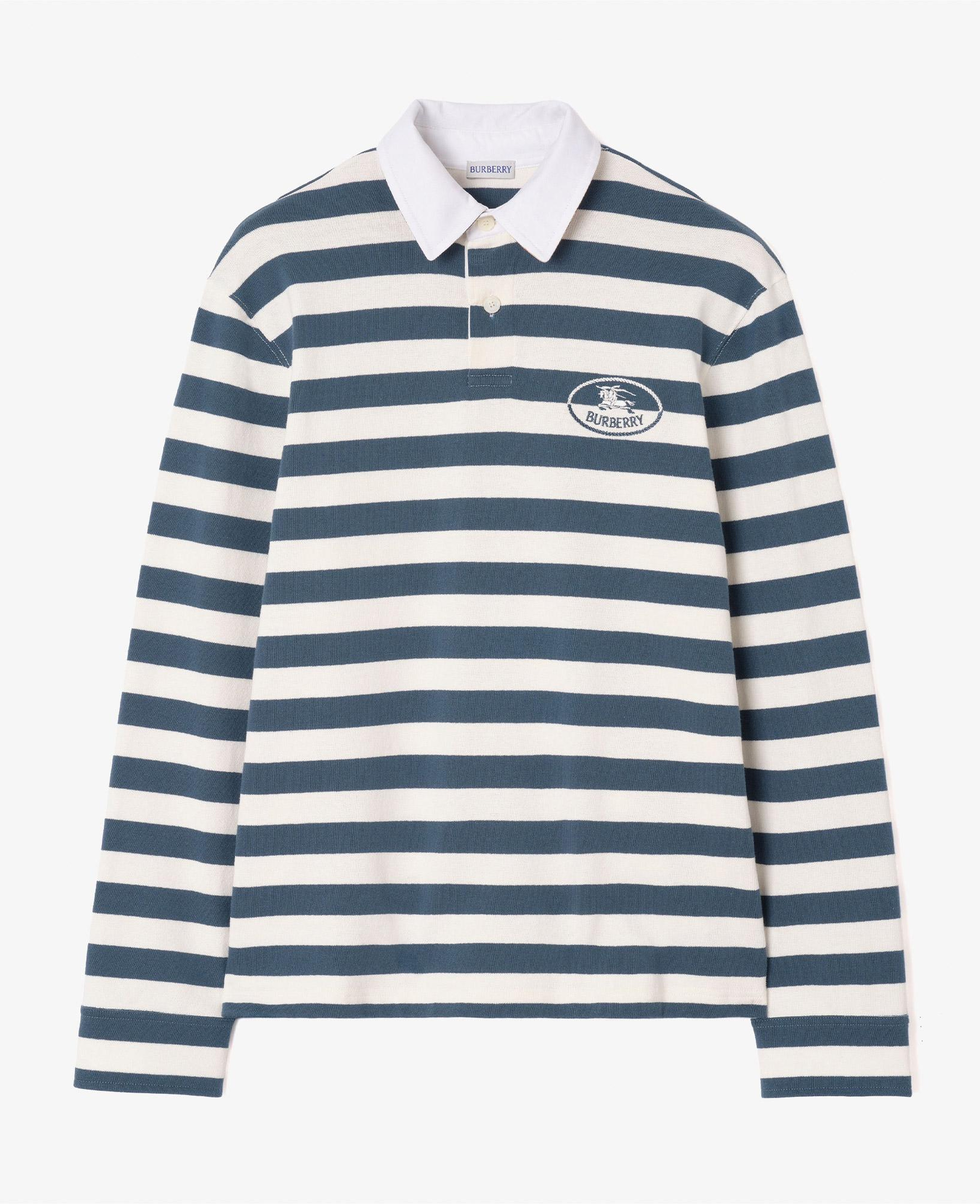 Burberry Rugby Polo Erkek Mavi Polo