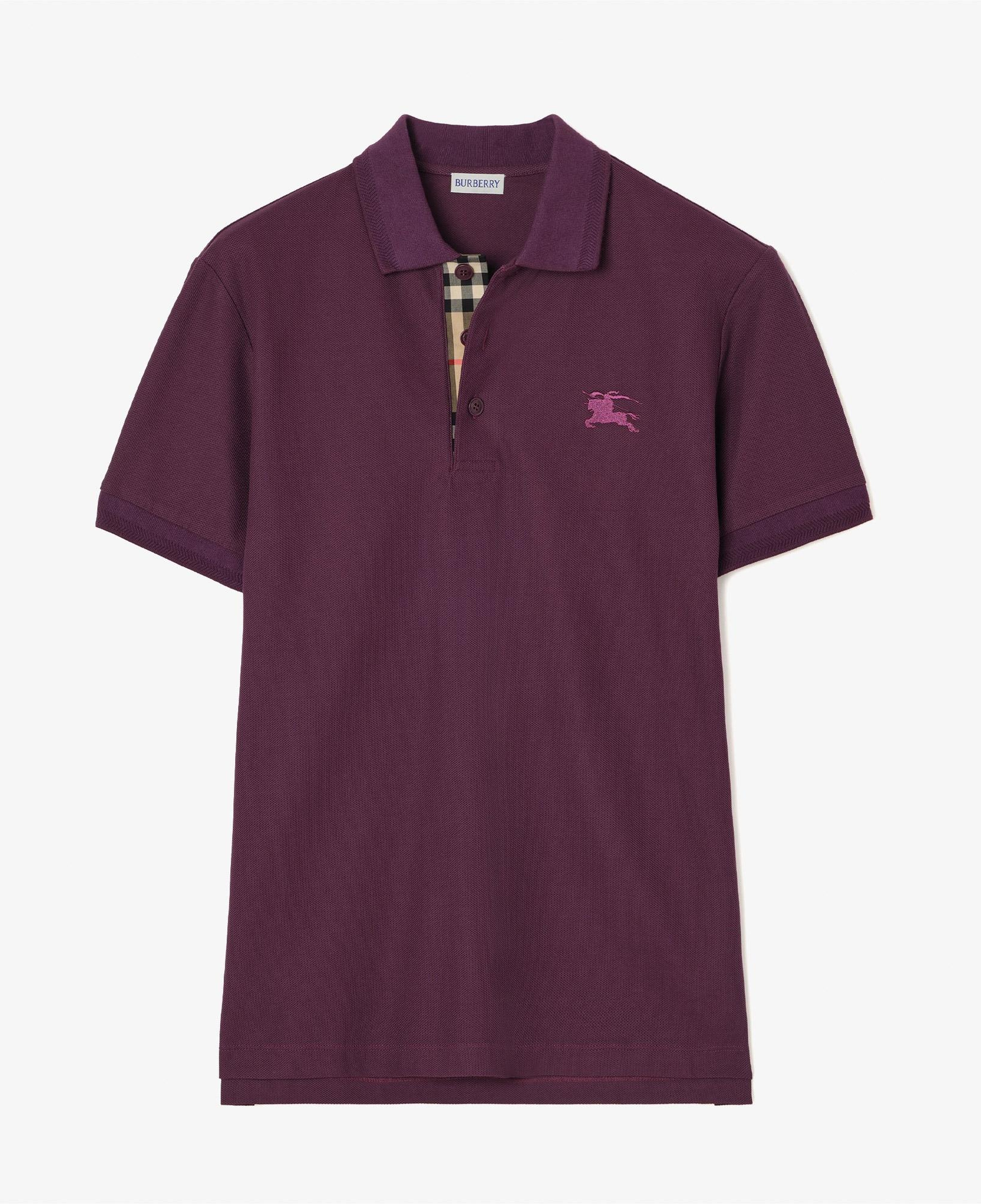 Burberry Eddie Ekd Erkek Mor Polo