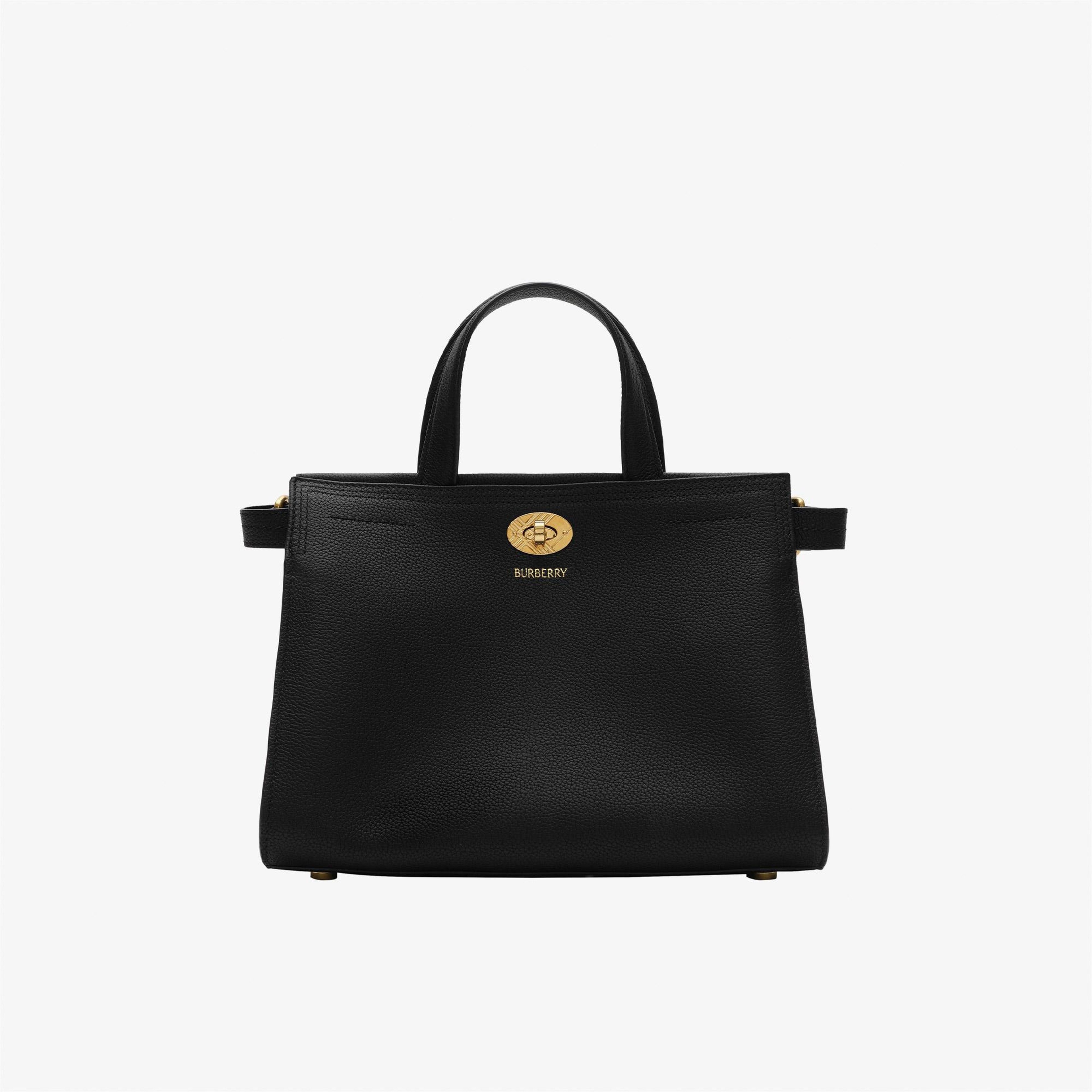 Burberry Cotswolds Check Kadın Siyah Omuz Çantası