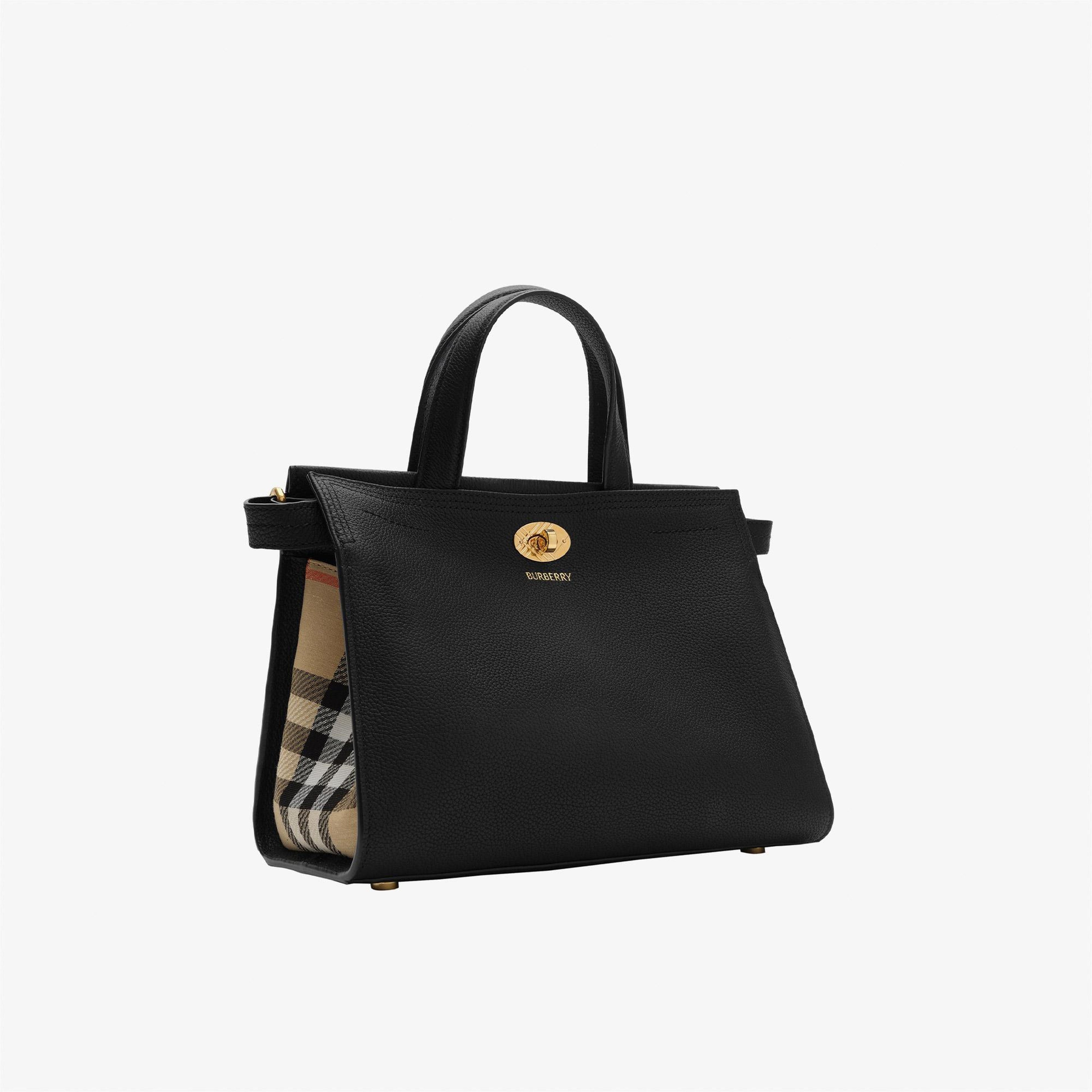 Burberry Cotswolds Check Kadın Siyah Omuz Çantası