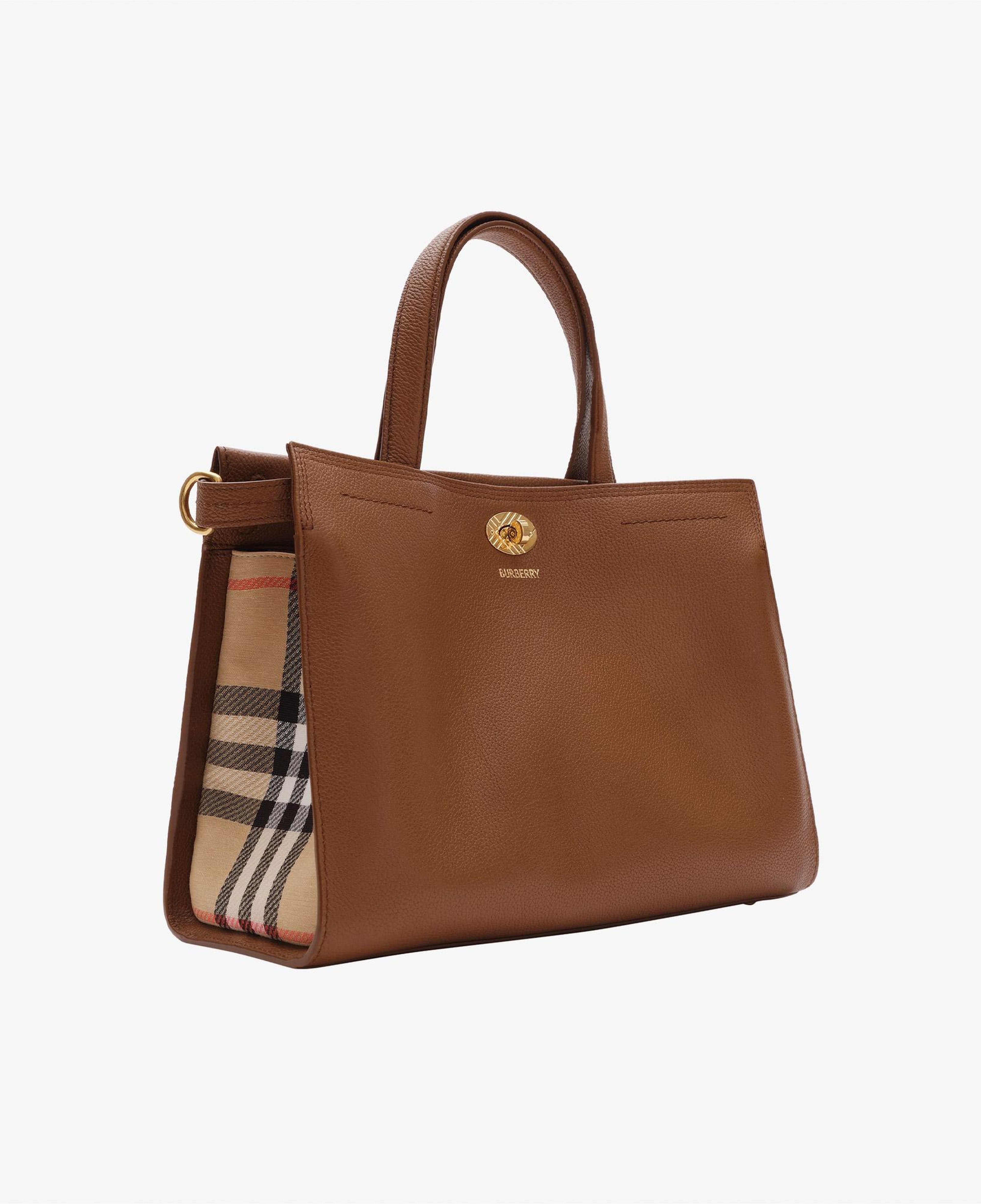 Burberry Cotswolds Check Kadın Kahverengi Omuz Çantası