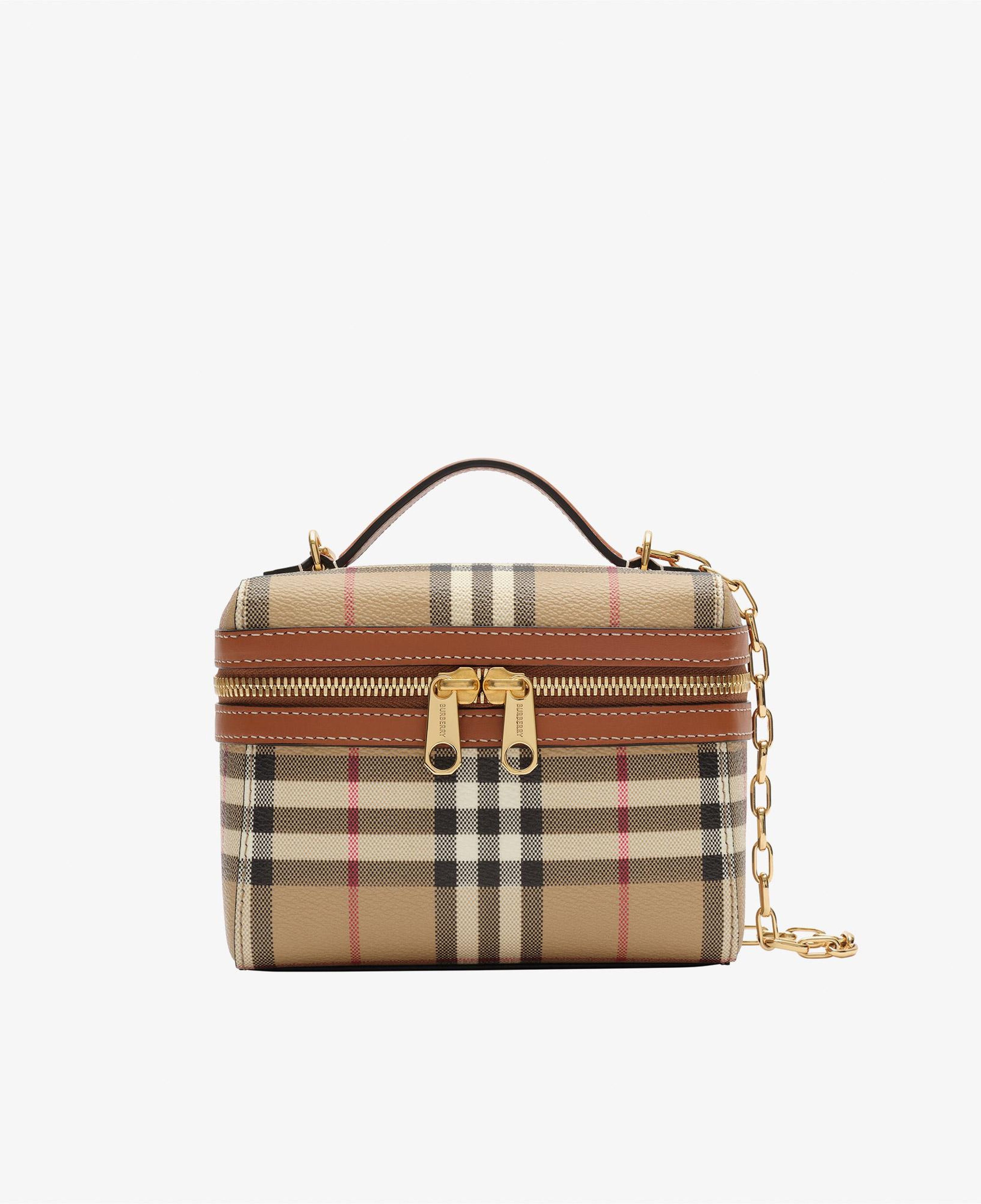 Burberry Vanity Kadın Bej Omuz Çantası