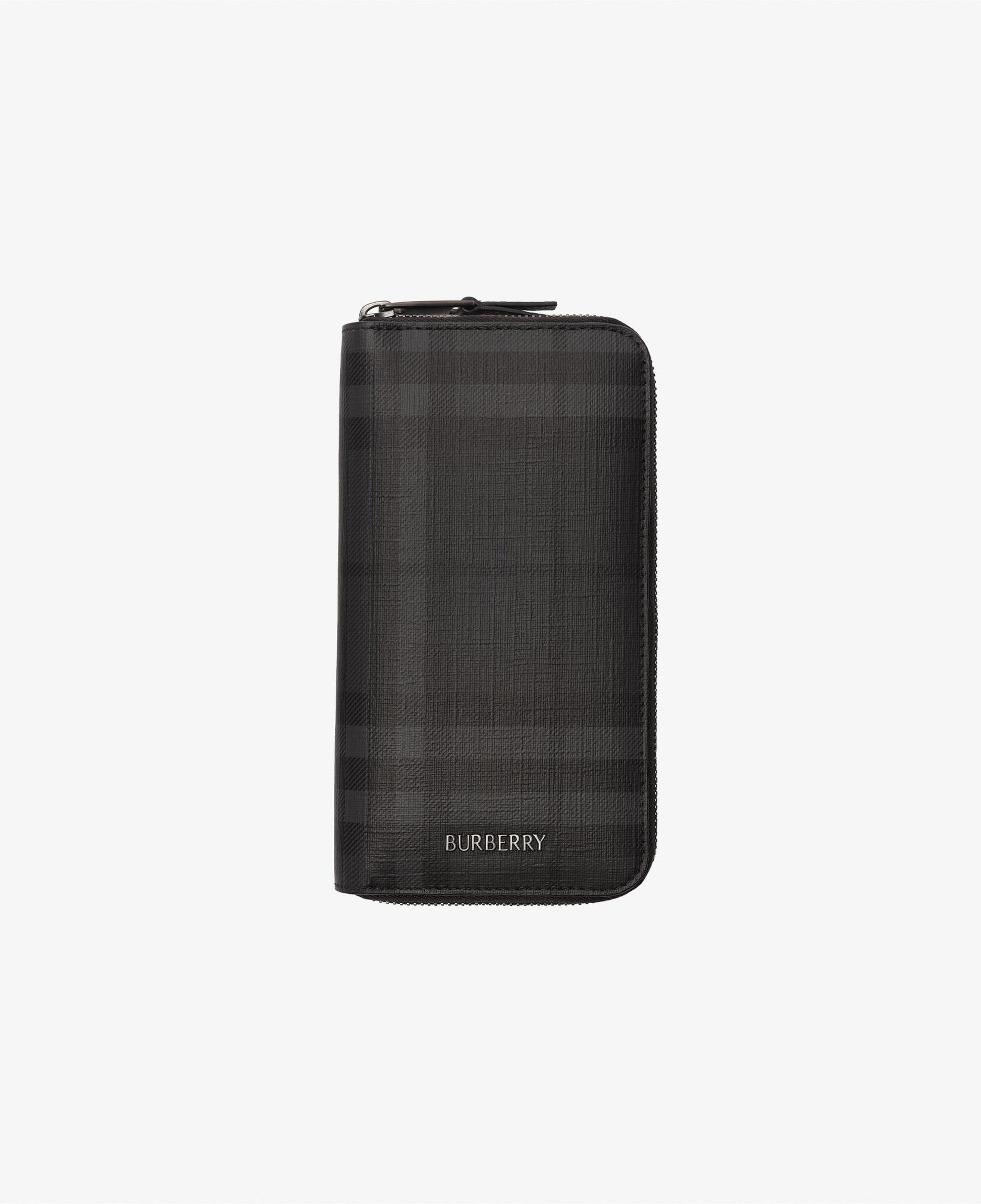 Burberry Zip Bin Erkek Antrasit Cüzdan