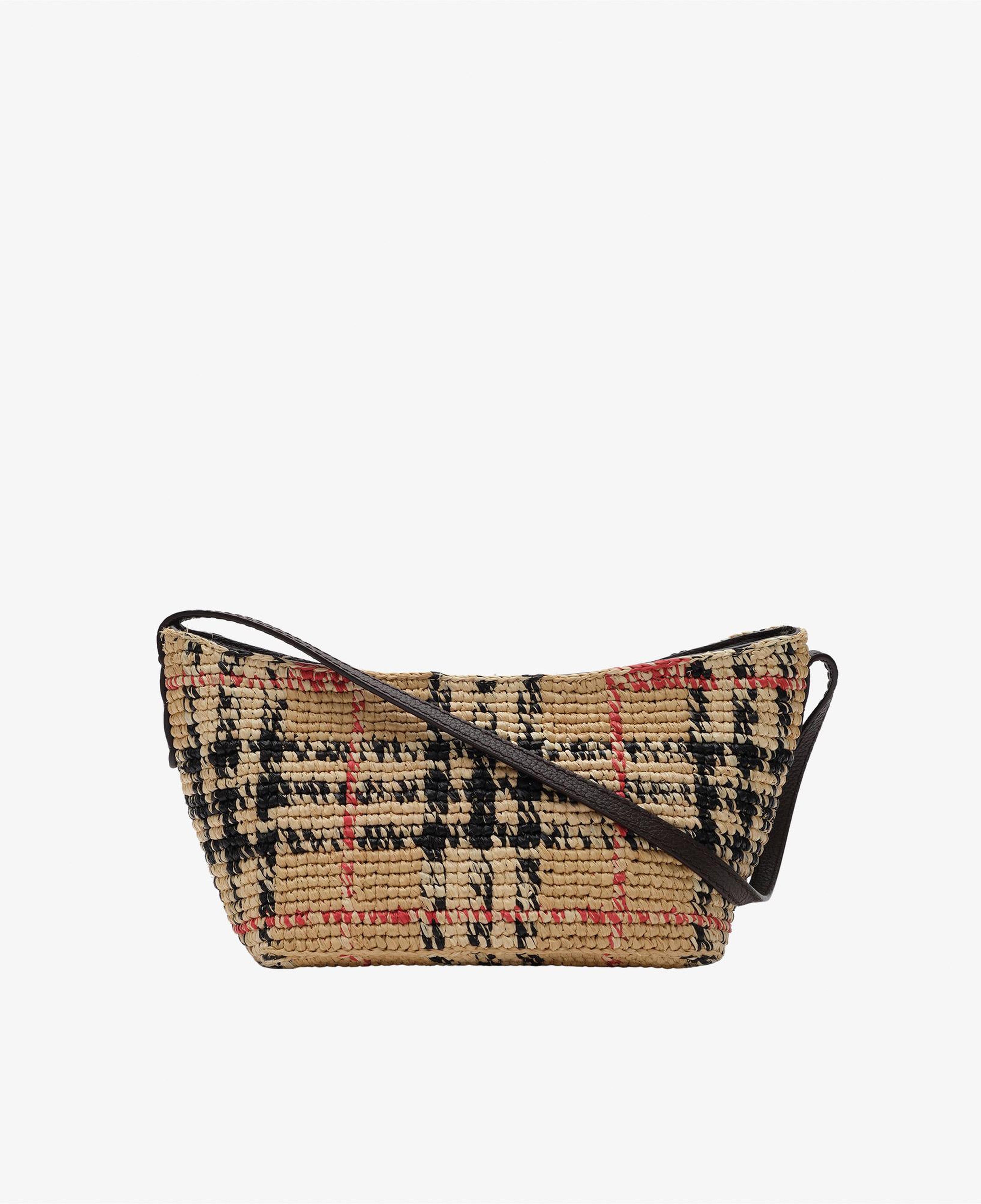 Burberry Margate Baguette Raf Kadın Bej Omuz Çantası