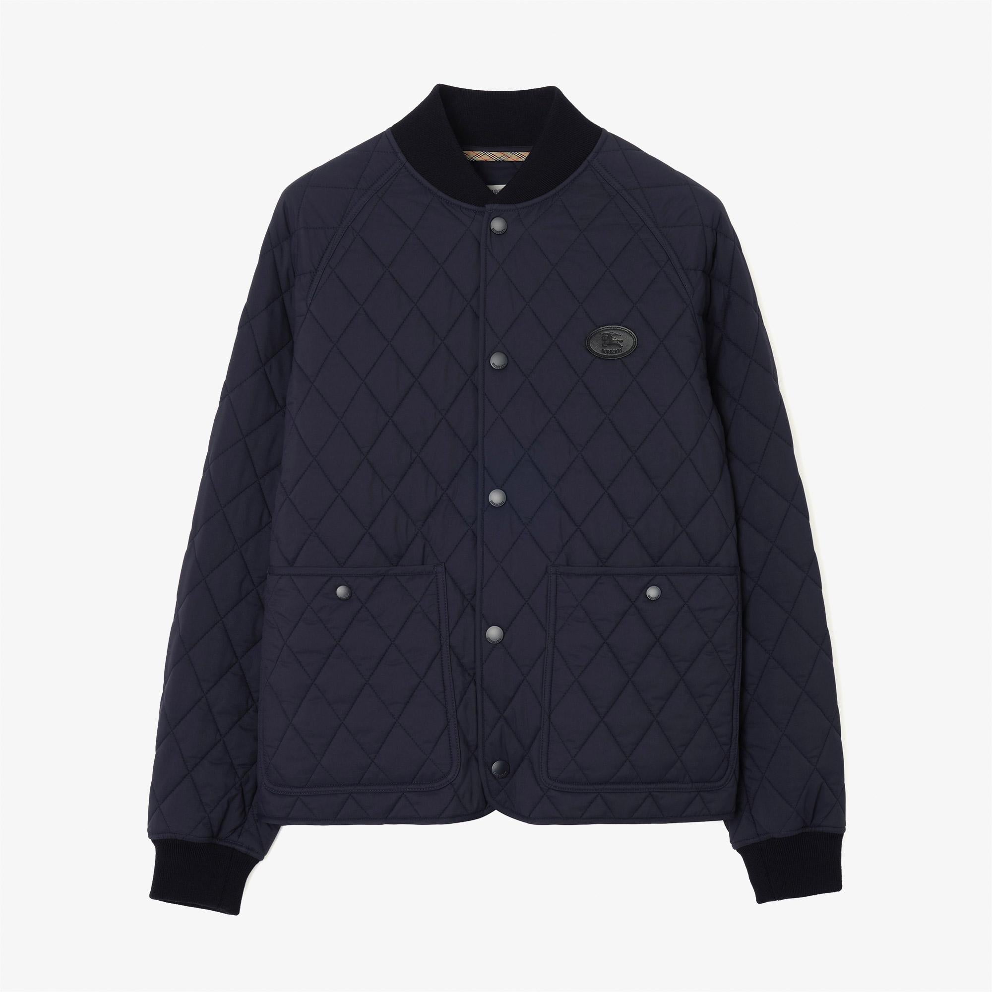Burberry Uphampton Erkek Lacivert Mont