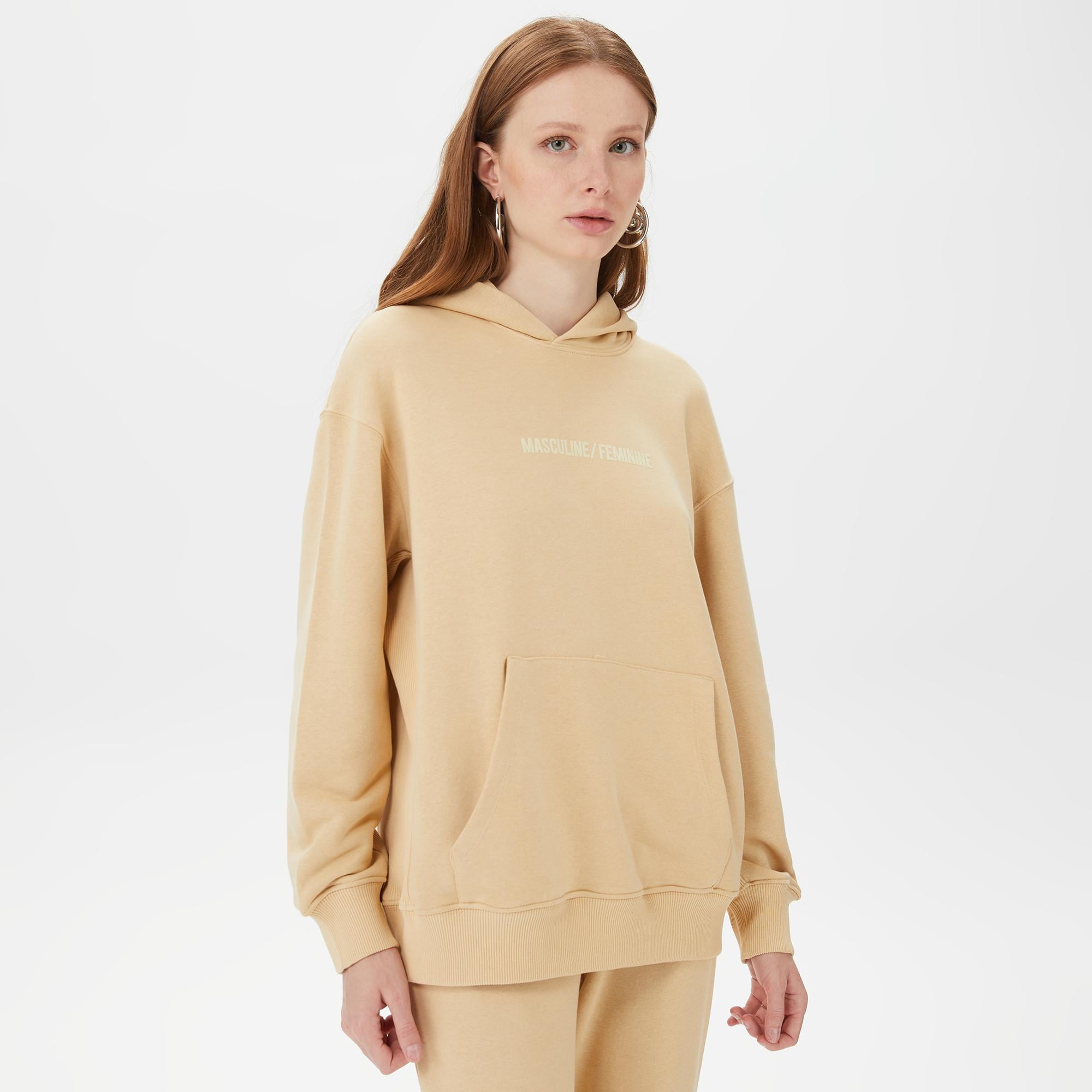 Sorbe Kadın Bej Sweatshirt