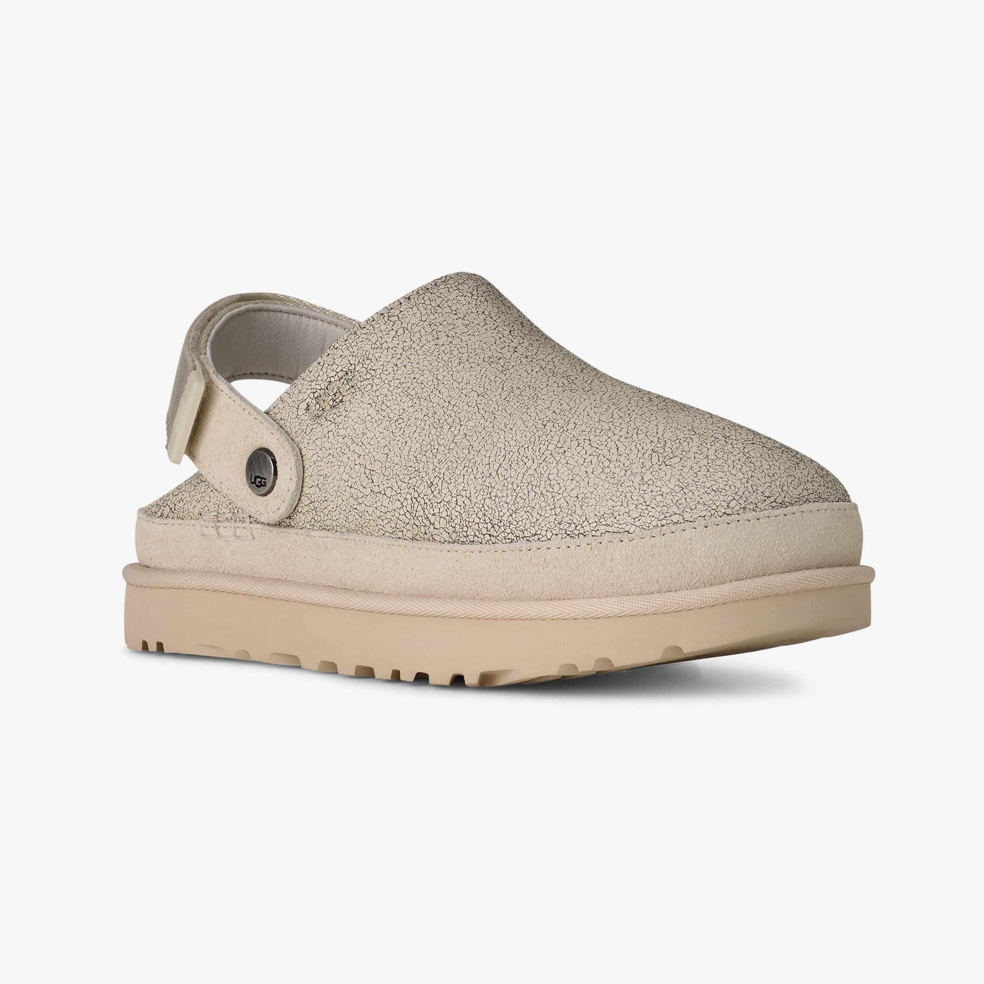Ugg Goldenstar Crackle Kadın Beyaz Terlik