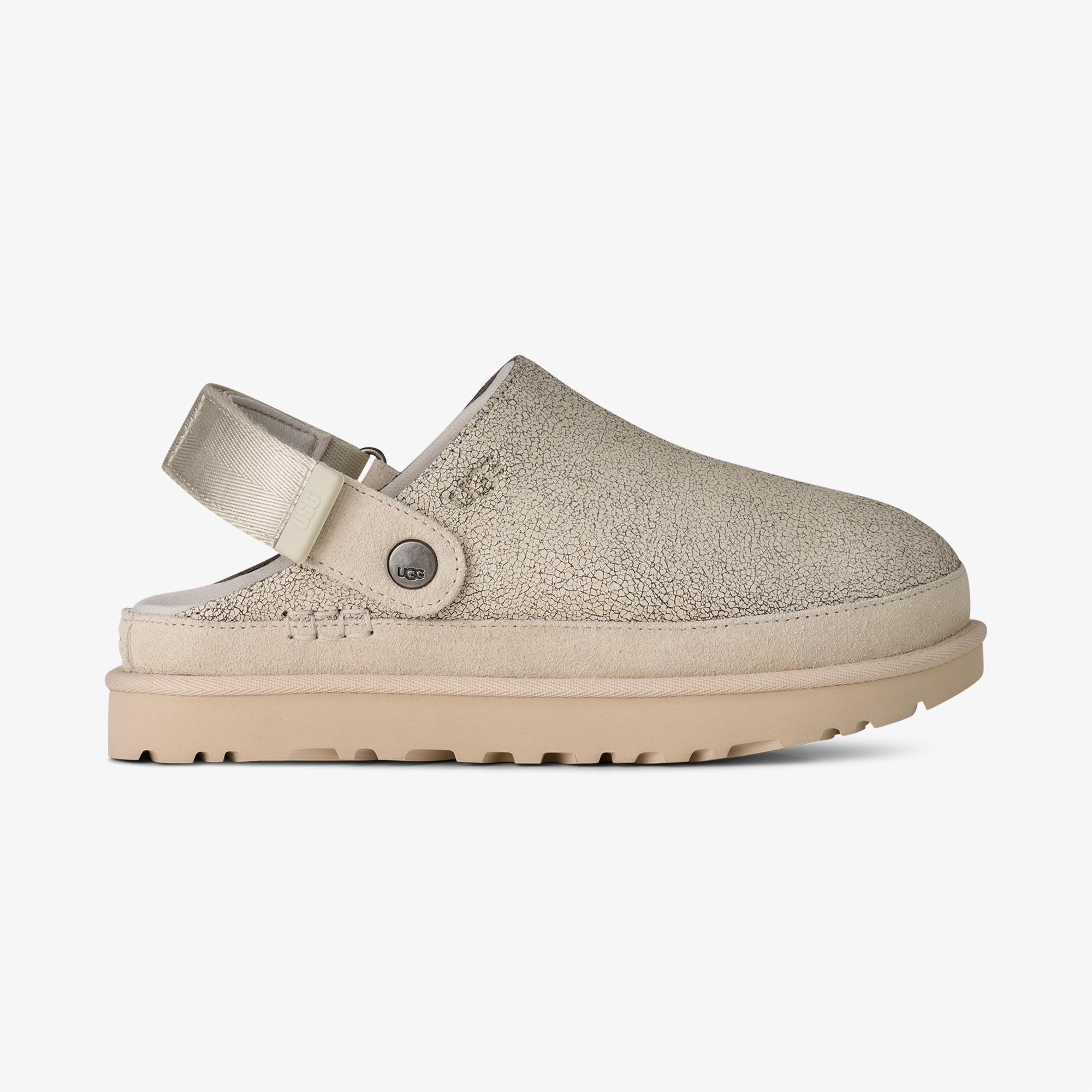 Ugg Goldenstar Crackle Kadın Beyaz Terlik