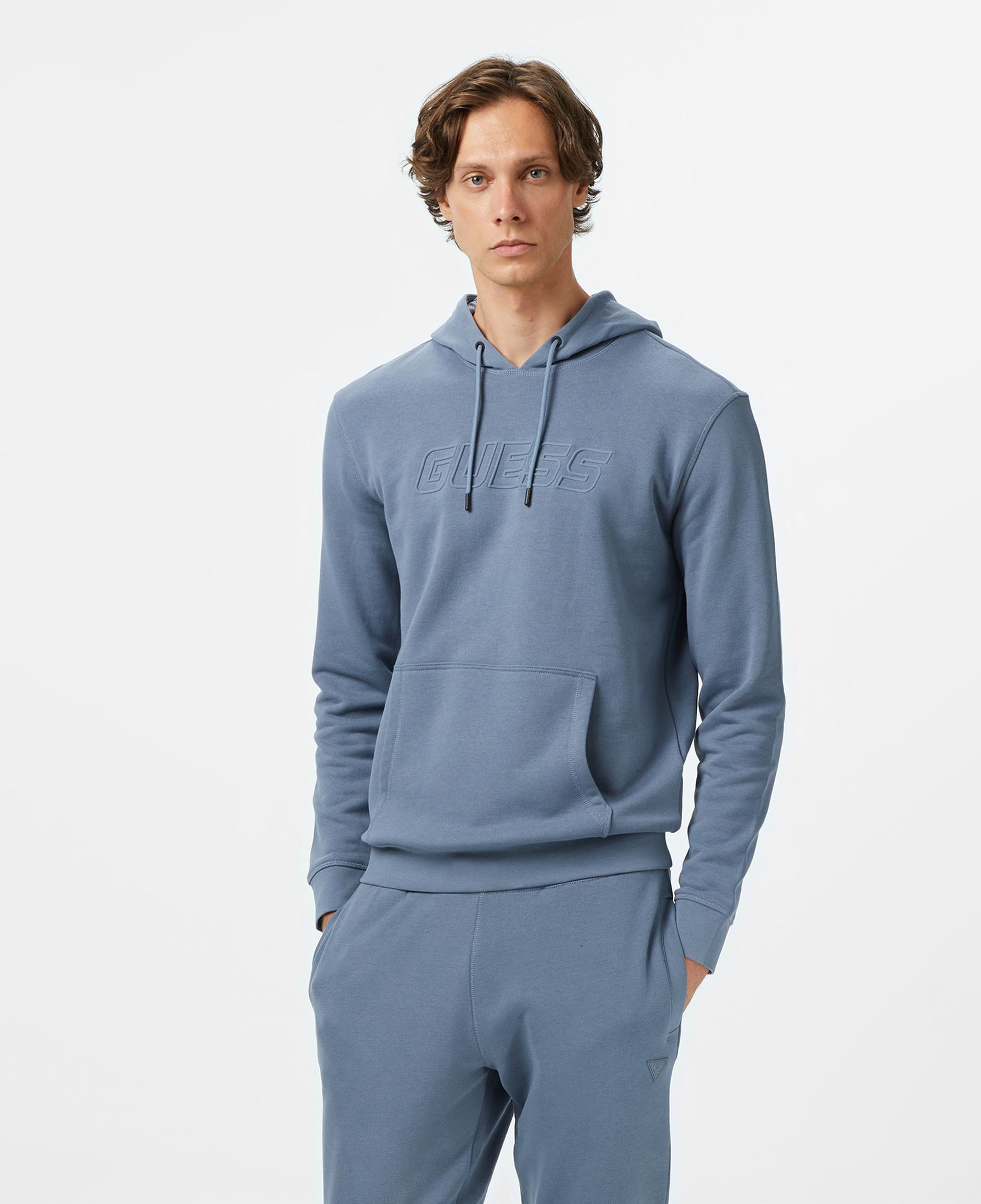 Guess Aldwin Erkek Mavi Sweatshirt