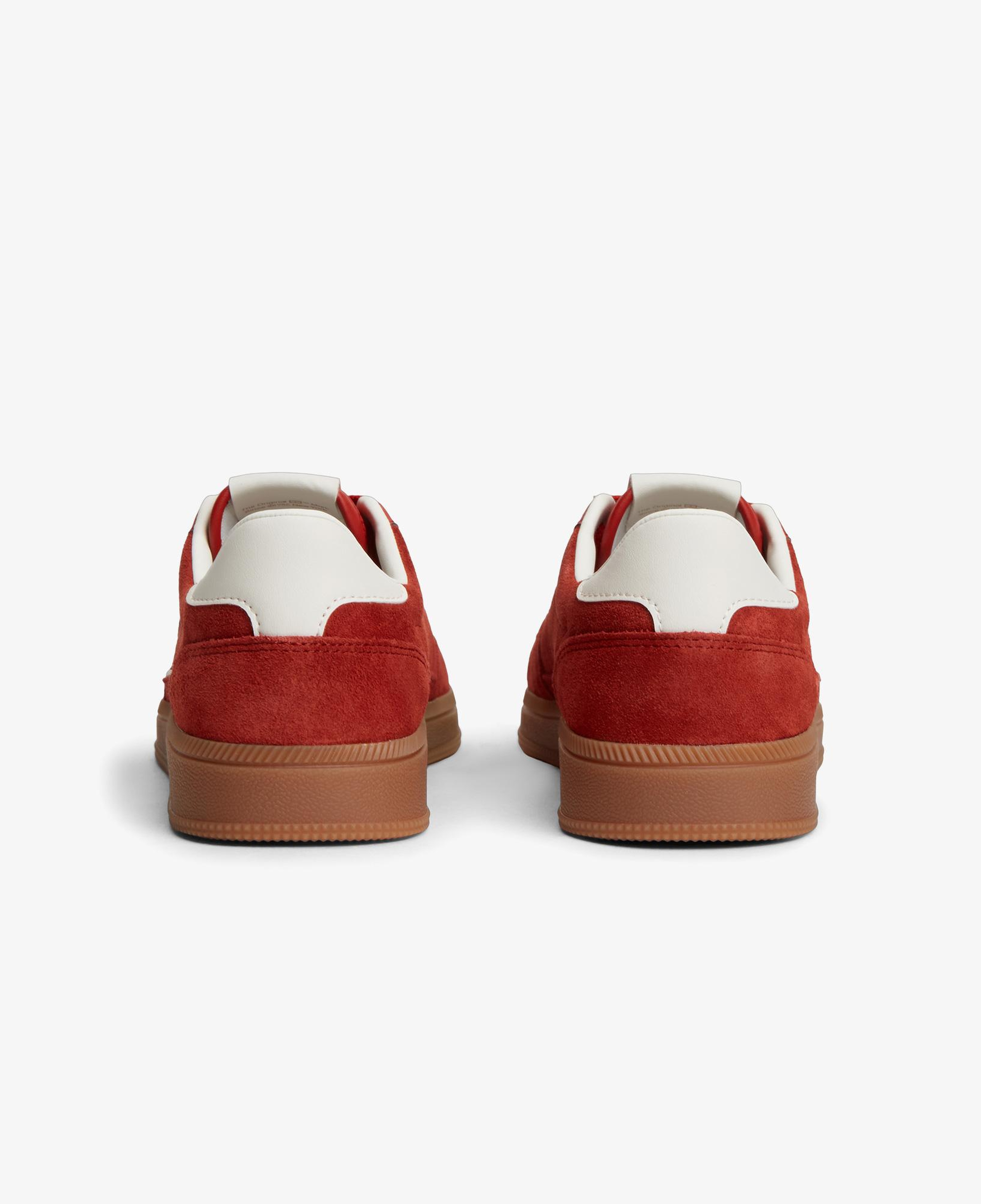 Tommy Hilfiger The Greenwich Edge Suede Kadın Kırmızı Sneaker