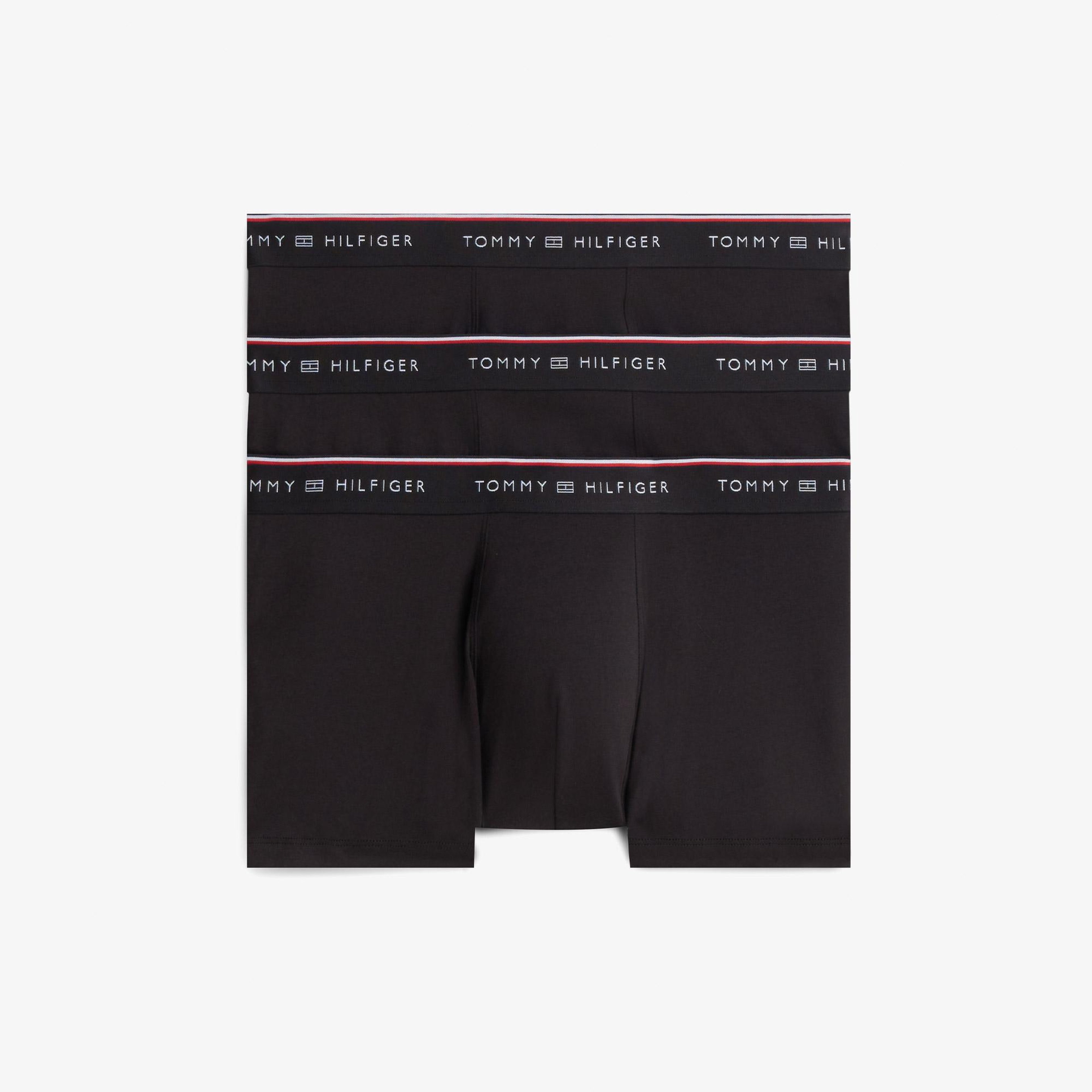 Tommy Hilfiger 3'lü Trunk Erkek Renkli Boxer