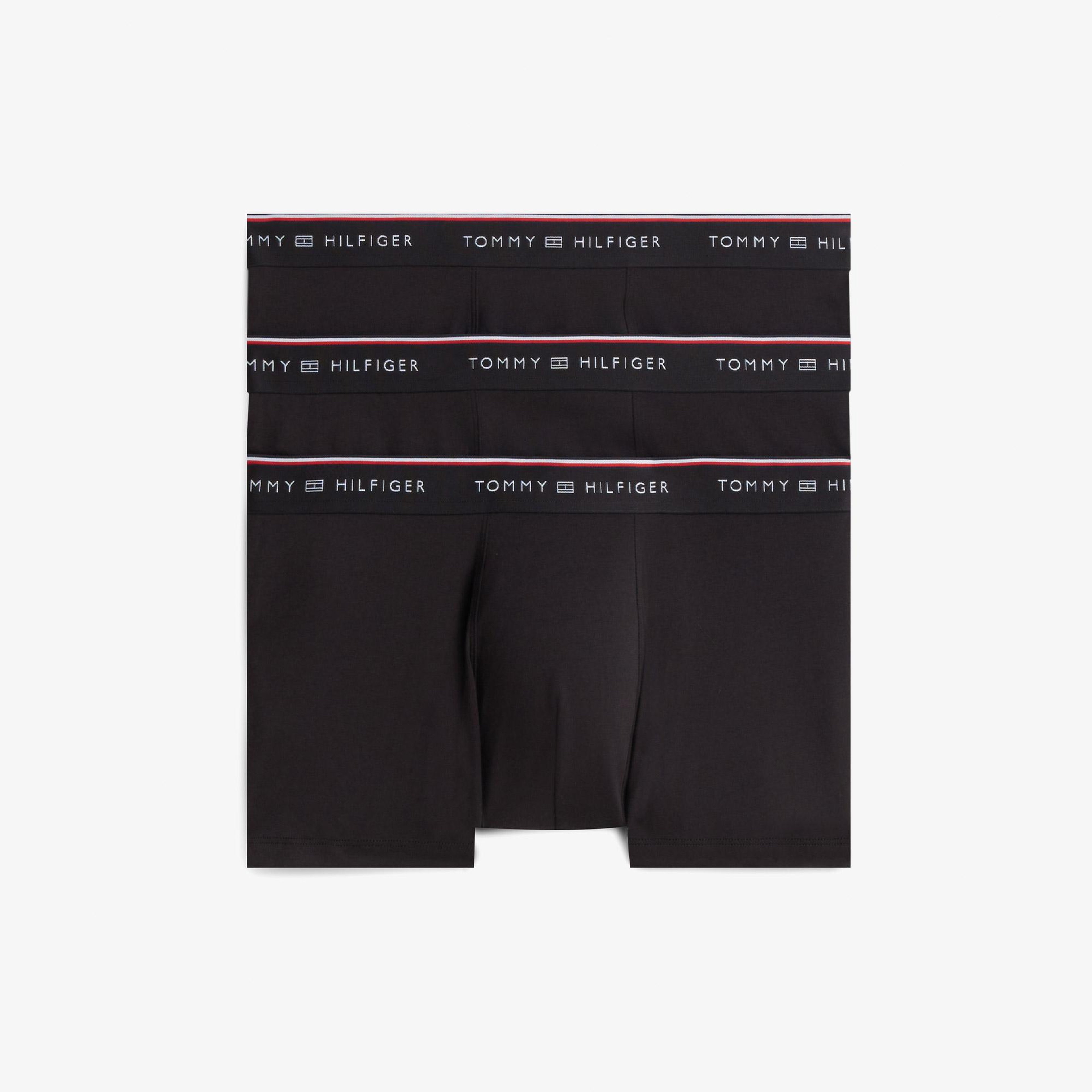 Tommy Hilfiger 3'lü Trunk Erkek Renkli Boxer