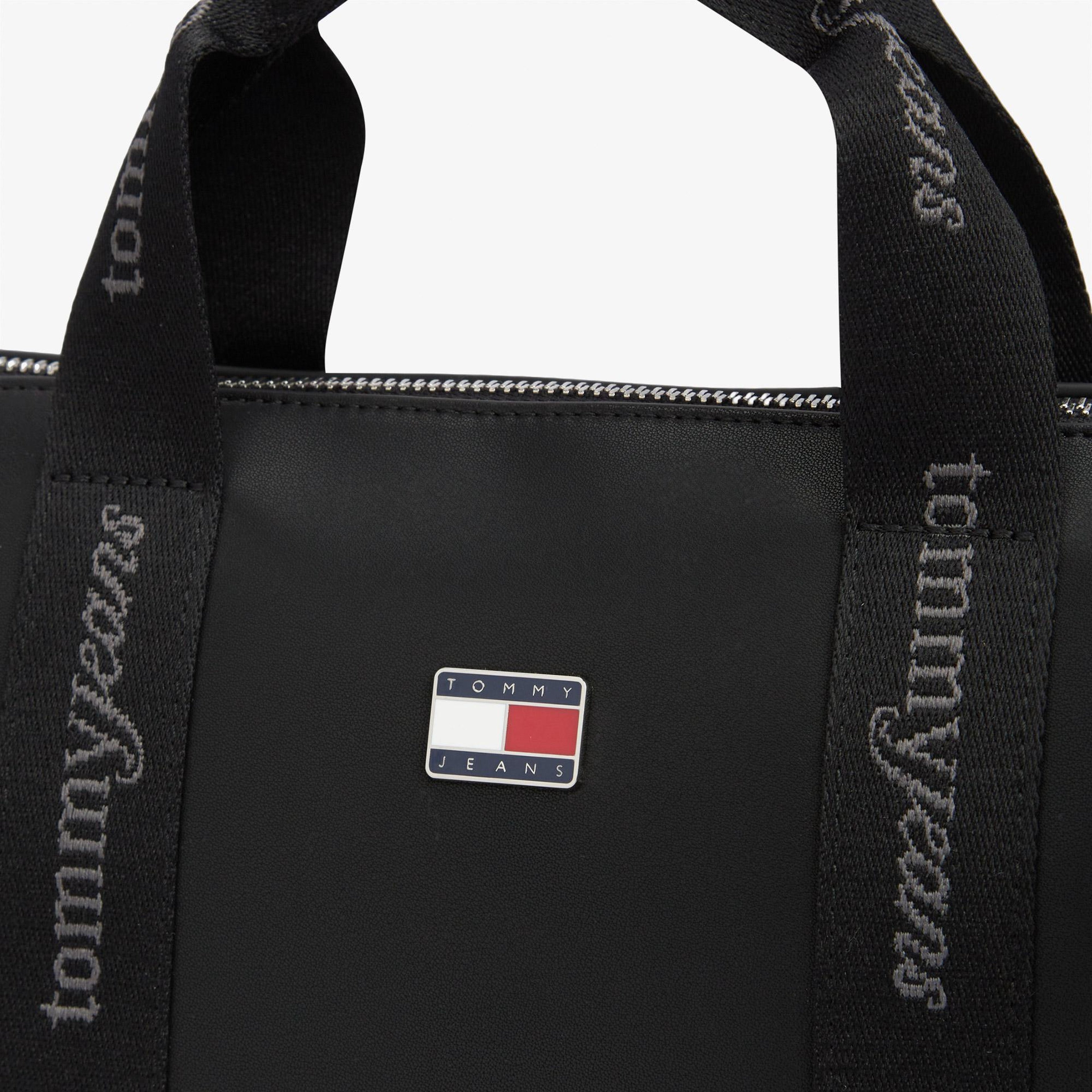 Tommy Hilfiger Daily Elevated Mini Tote Kadın Siyah El Çantası