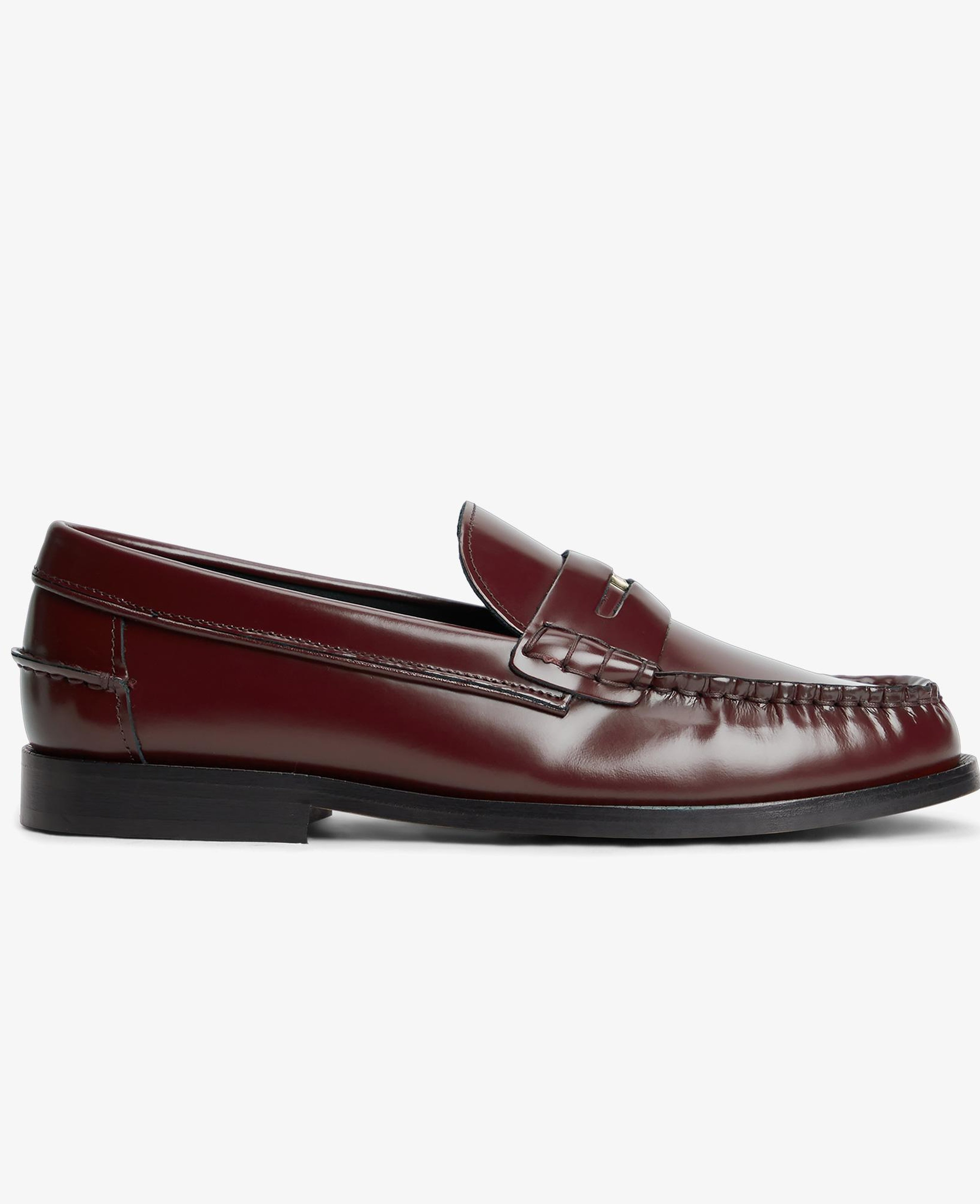 Tommy Hilfiger Penny Abrasivato Kadın Kırmızı Loafer