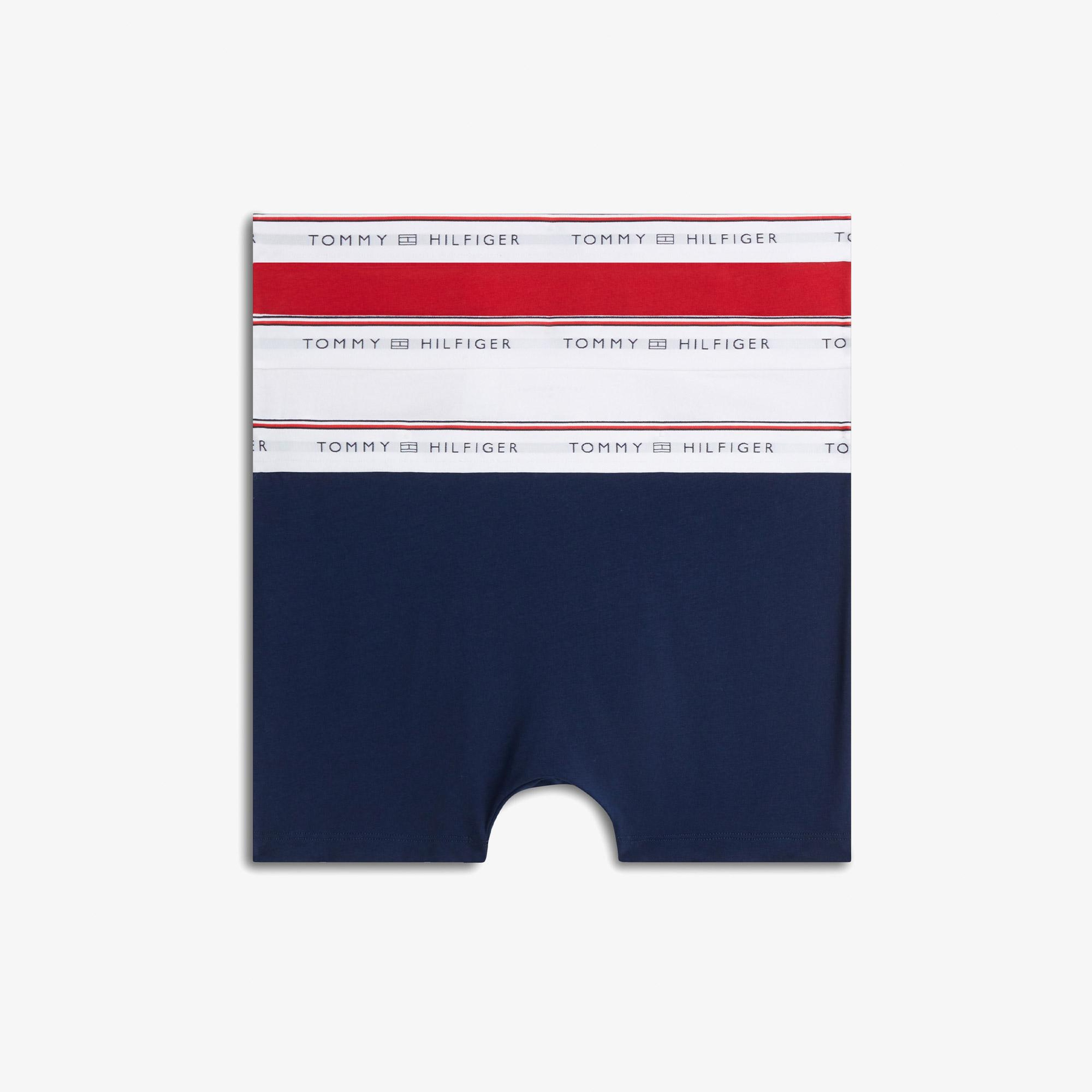 Tommy Hilfiger 3'lü Trunk Erkek Yeşil Boxer