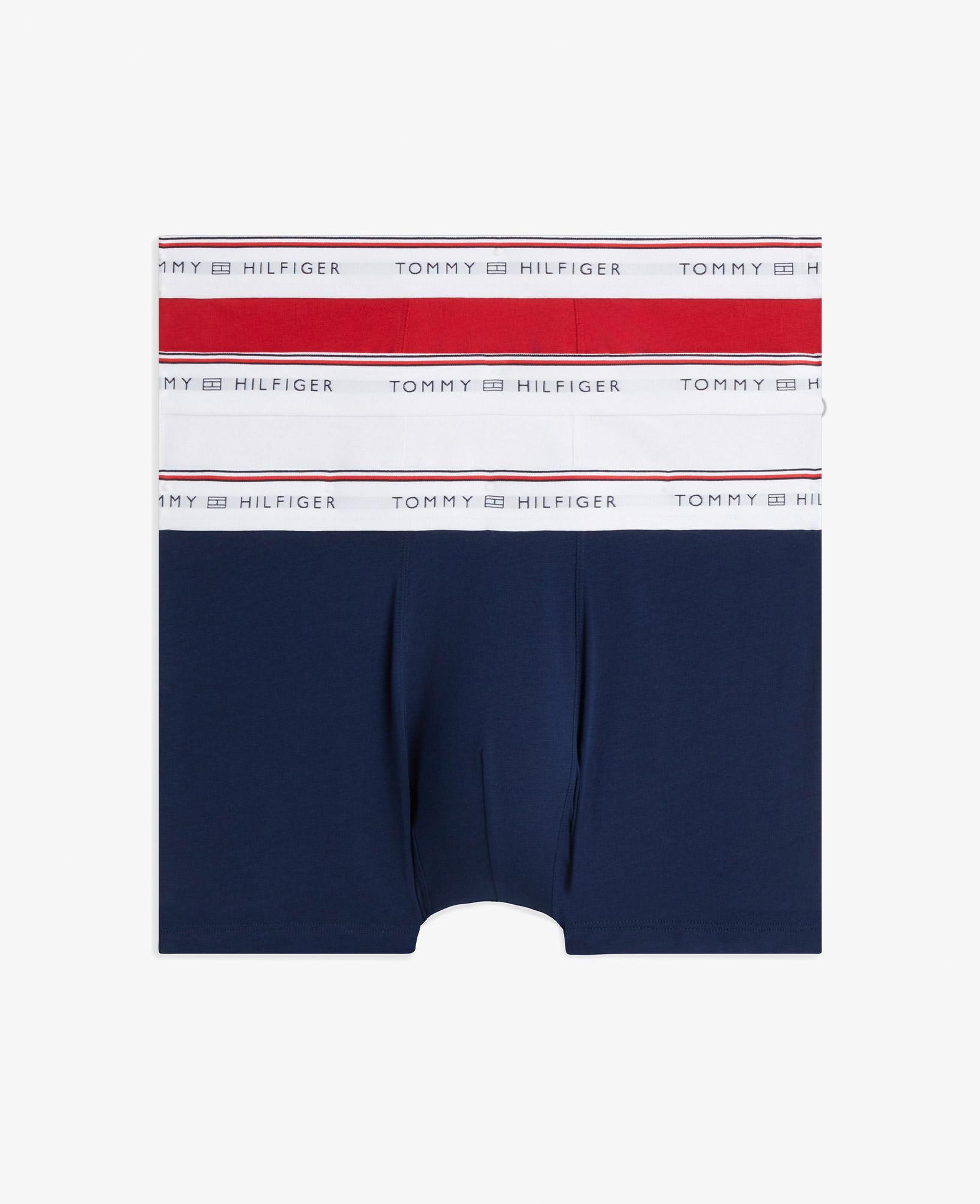 Tommy Hilfiger 3'lü Trunk Erkek Yeşil Boxer