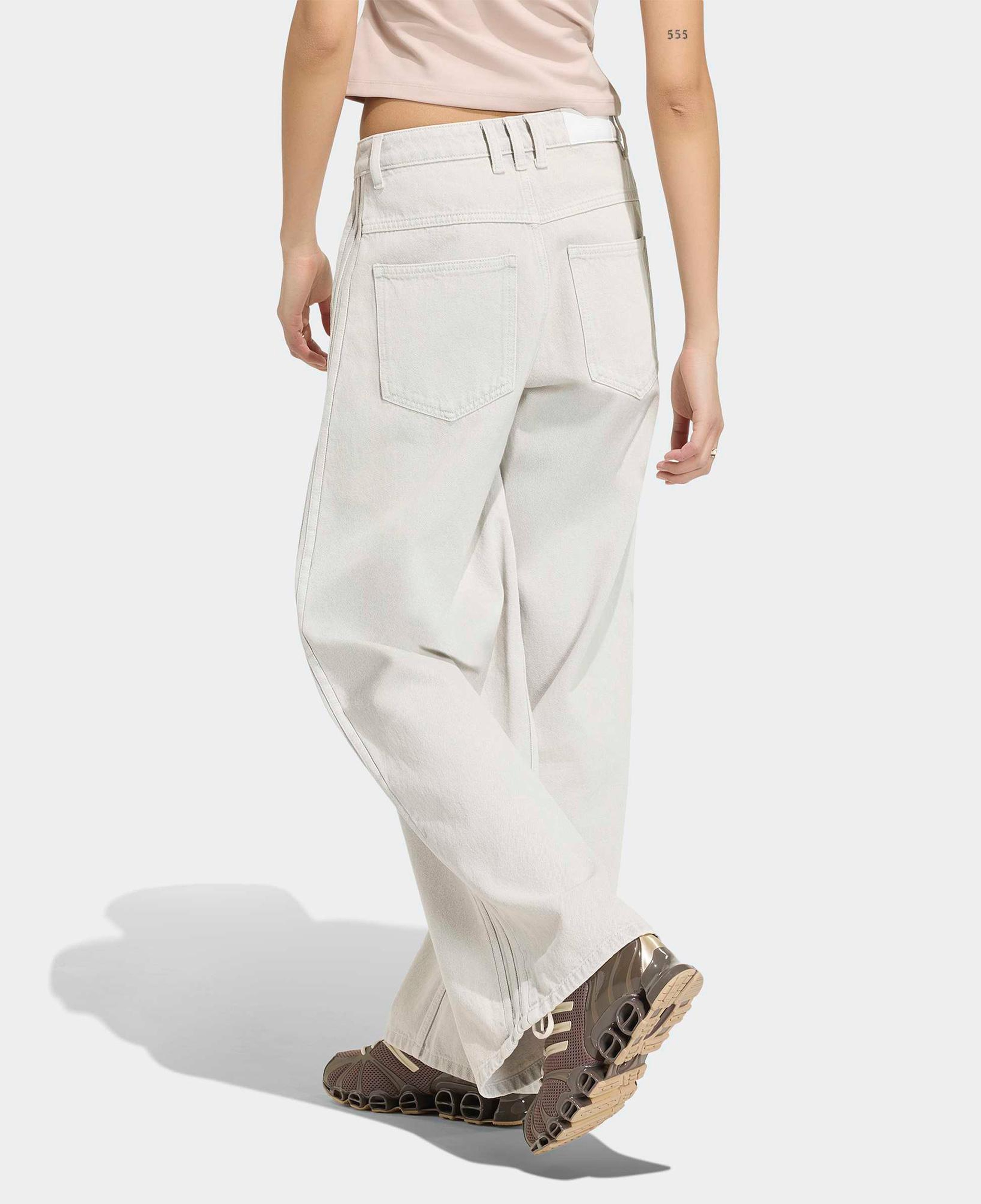 adidas Lifestyle Kadın Gri Jean Pantolon