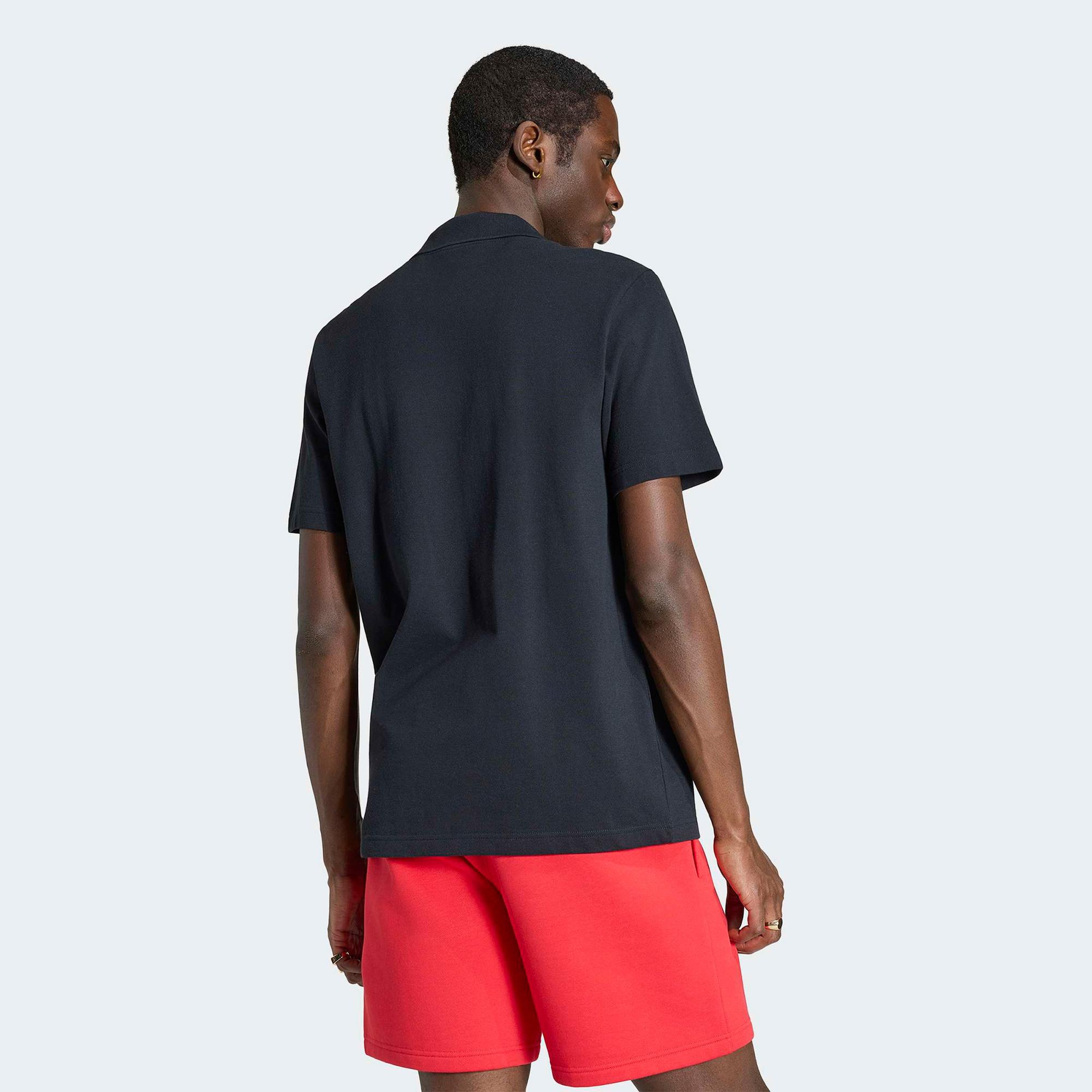 adidas Trefoil Essentials Erkek Siyah Polo