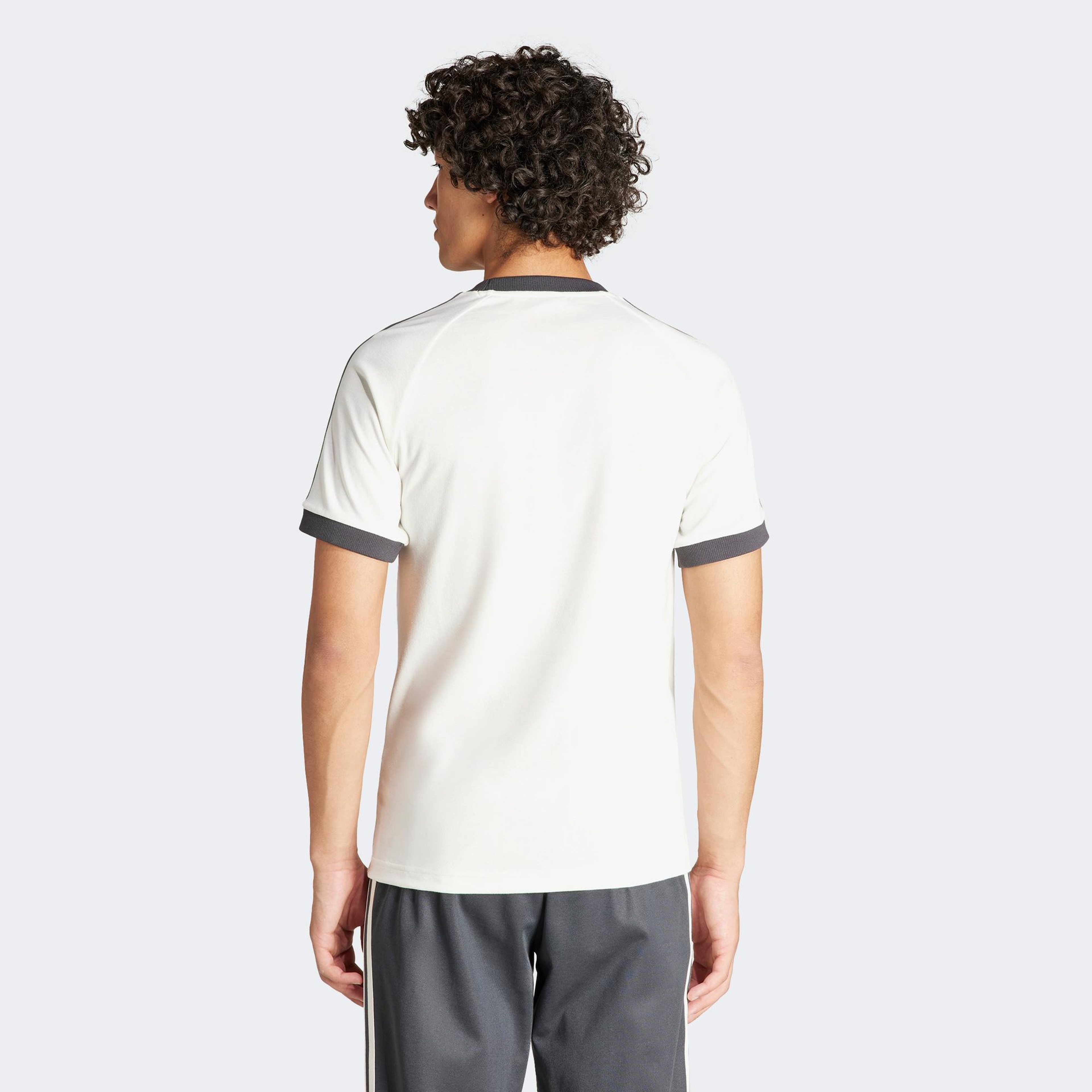 adidas DFB Originals 3-Stripes Erkek Beyaz T-Shirt