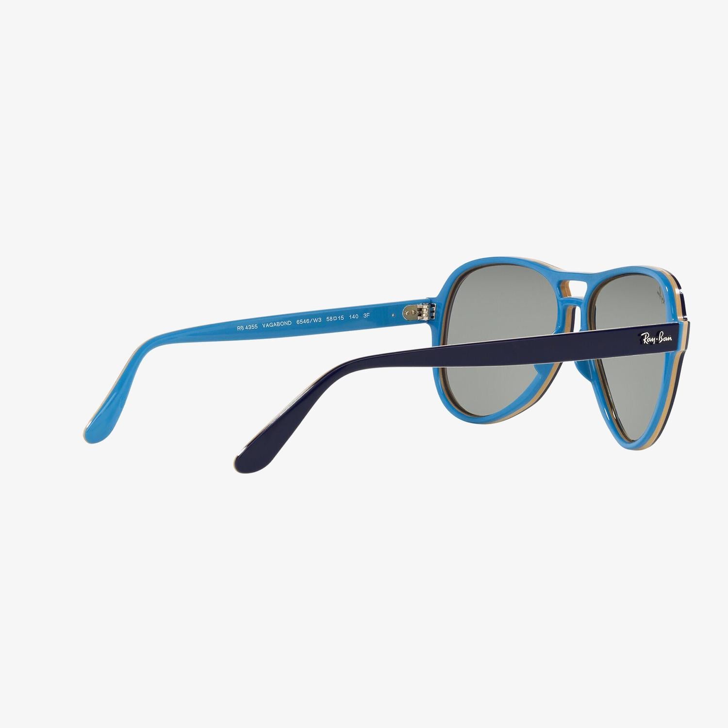 RAY-BAN 0RB4355 Vagabond Unisex Mavi Creamy Light Mavi Güneş Gözlüğü