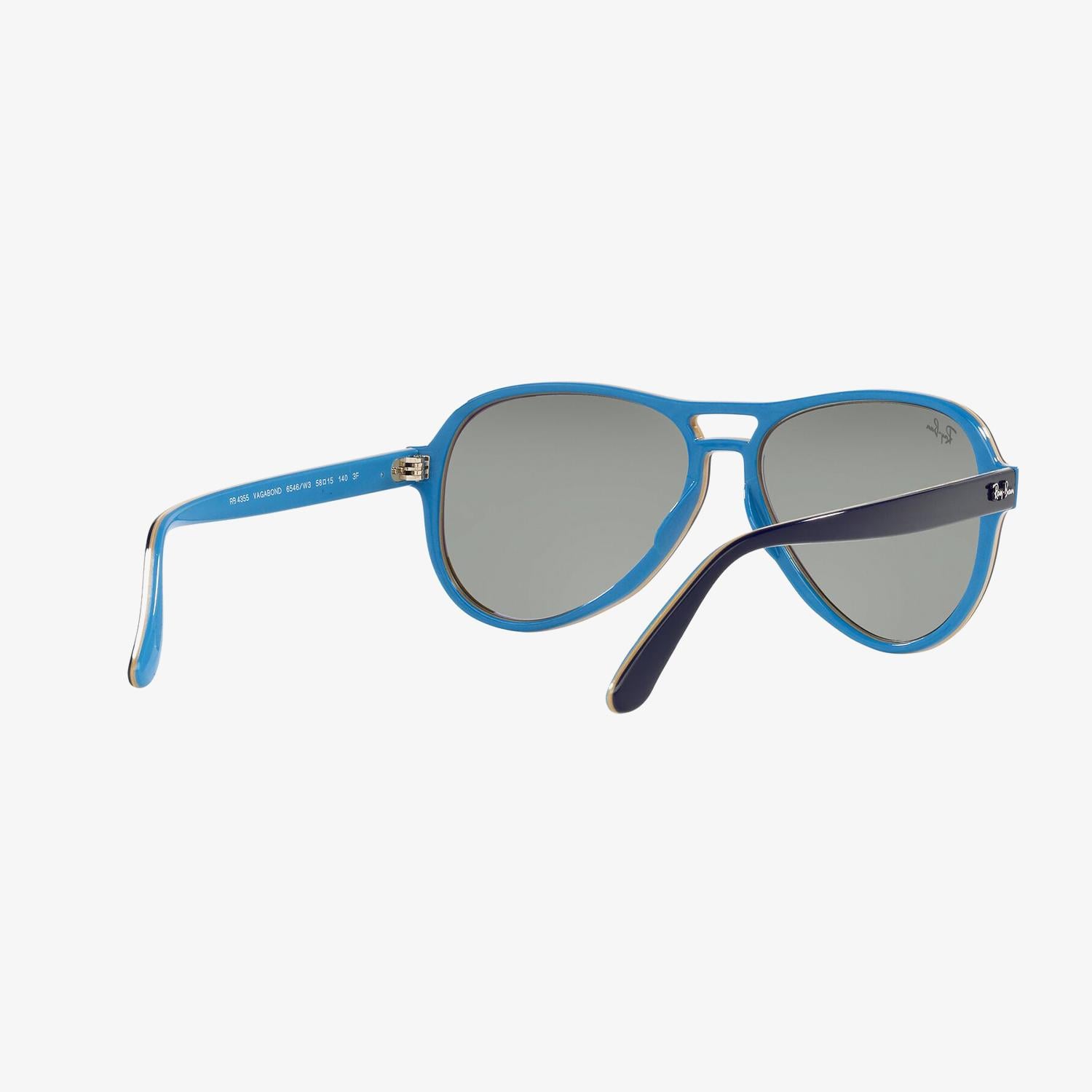 RAY-BAN 0RB4355 Vagabond Unisex Mavi Creamy Light Mavi Güneş Gözlüğü