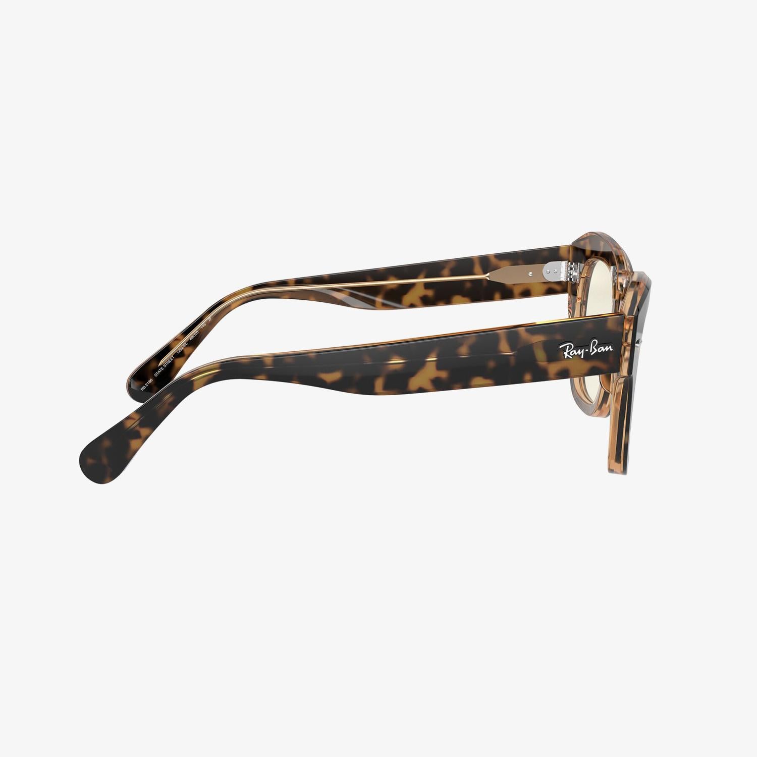RAY-BAN 0RB2186 State Street Unisex Kahverengi Çerçeveli Güneş Gözlüğü