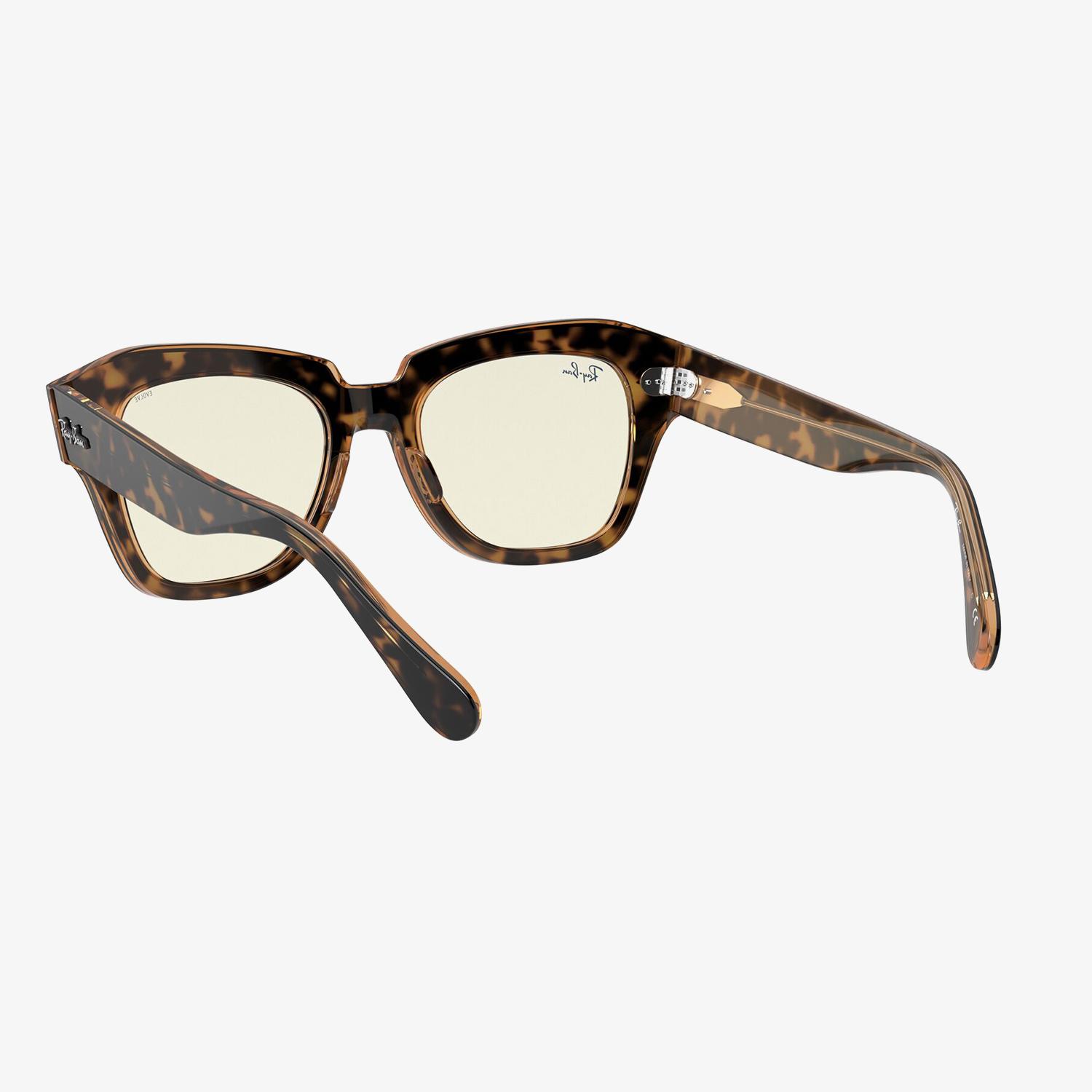 RAY-BAN 0RB2186 State Street Unisex Kahverengi Çerçeveli Güneş Gözlüğü