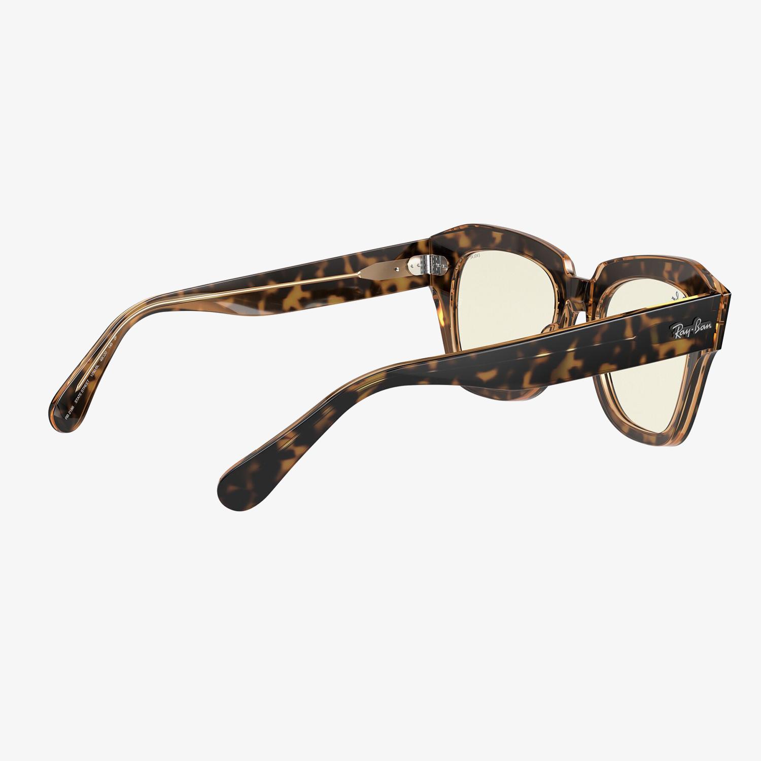 RAY-BAN 0RB2186 State Street Unisex Kahverengi Çerçeveli Güneş Gözlüğü