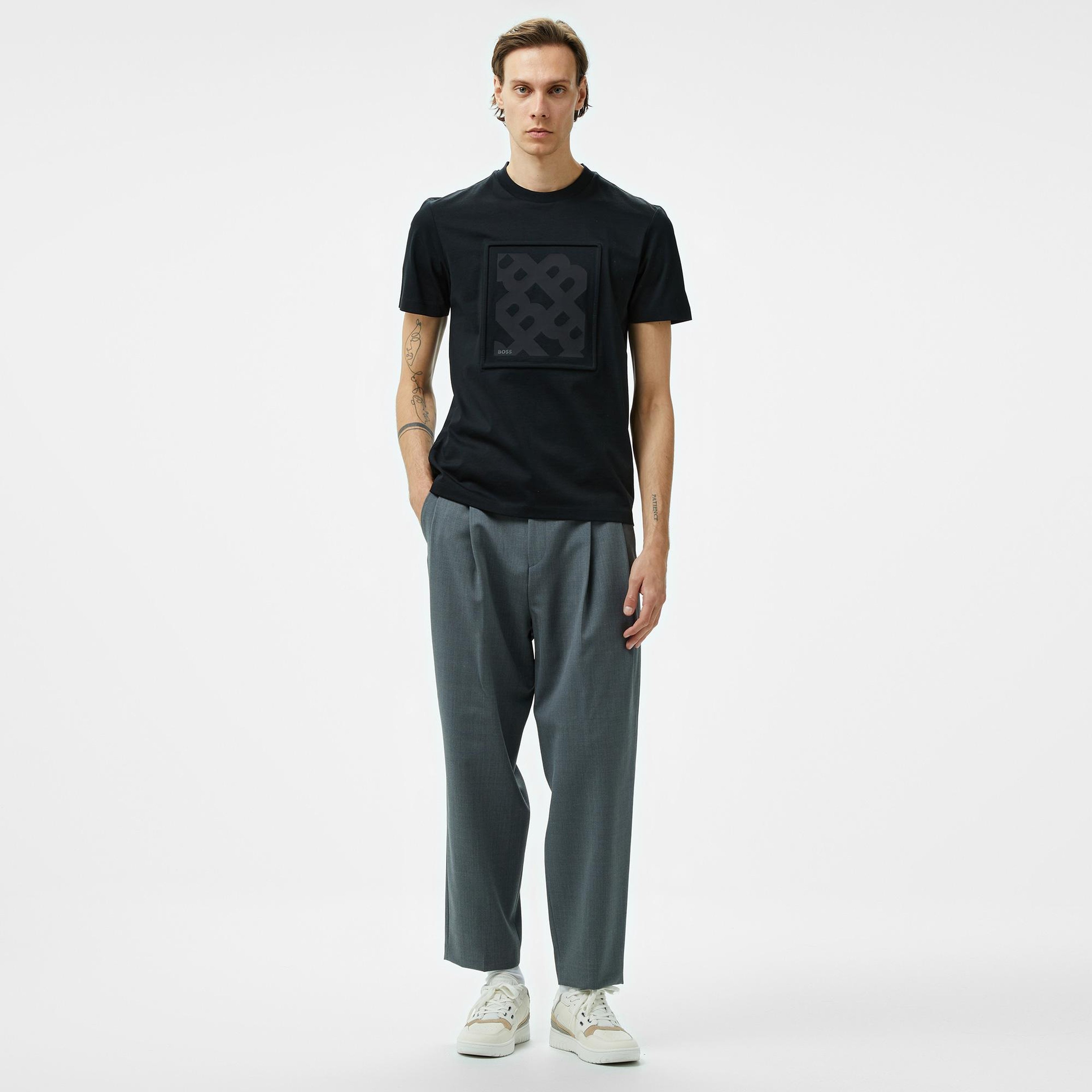 Hugo Harly243F1 Erkek Gri Pantolon