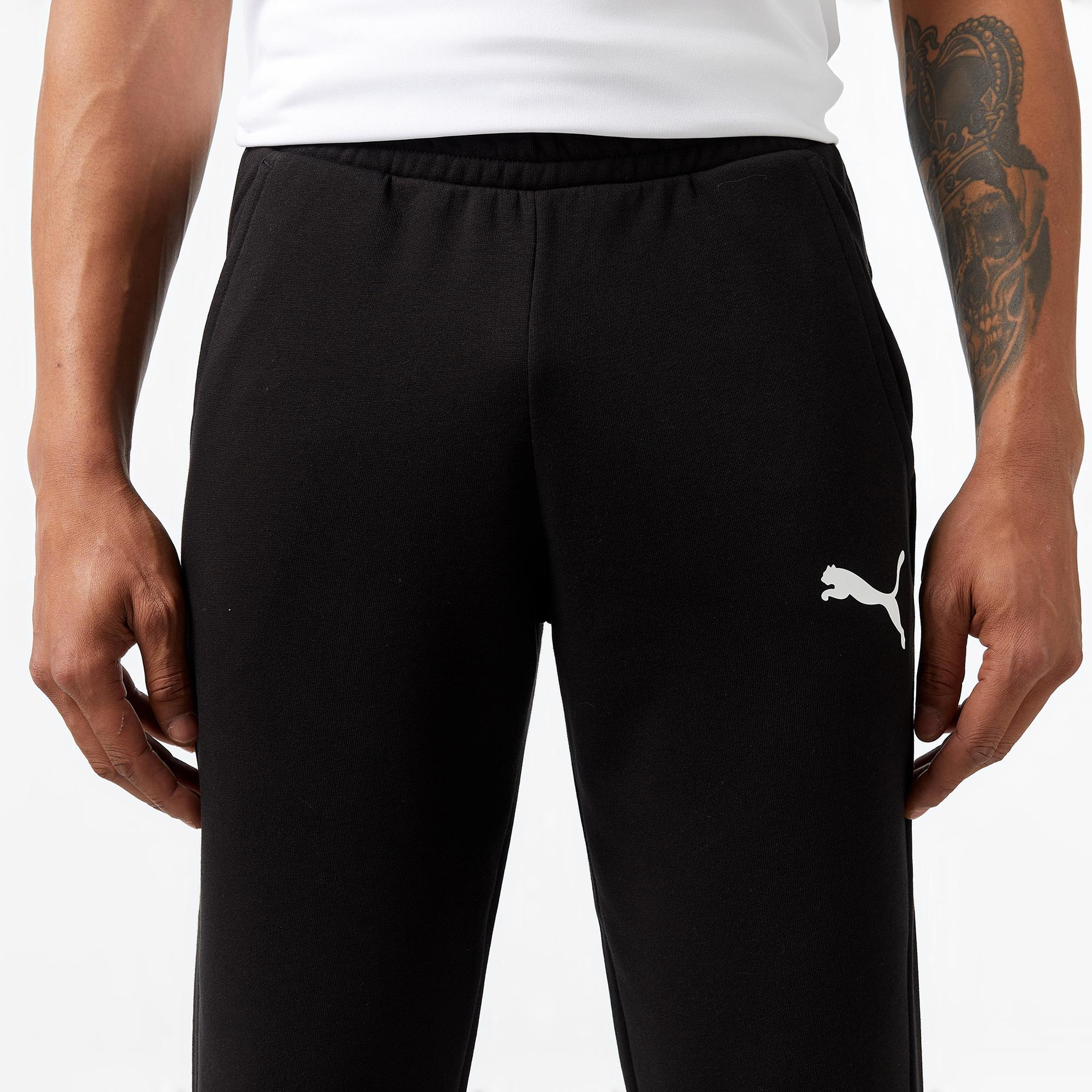 Puma Ess Logo Erkek Siyah Eşofman Altı