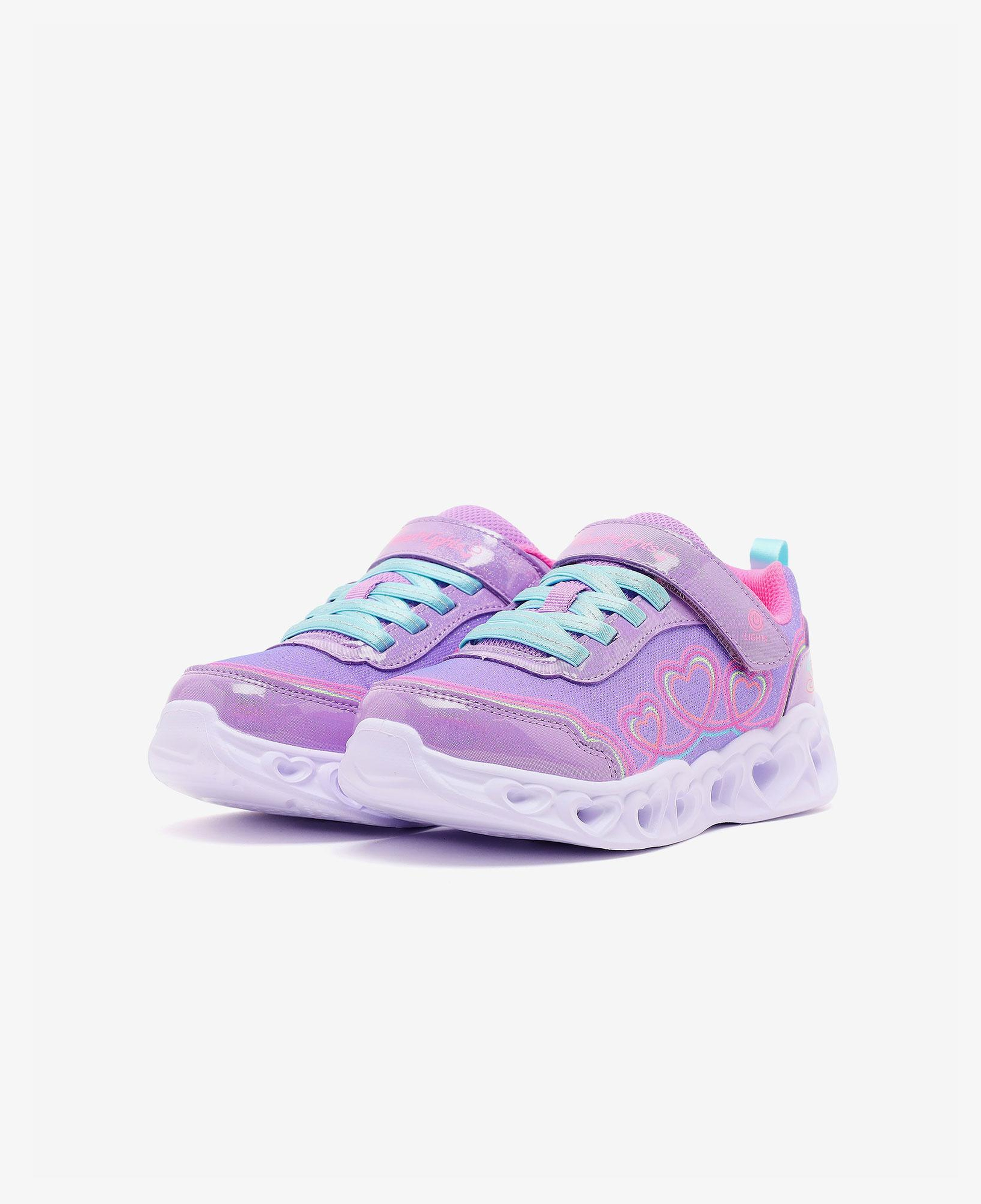 Skechers Heart Lights Çocuk Mor Spor Ayakkabı