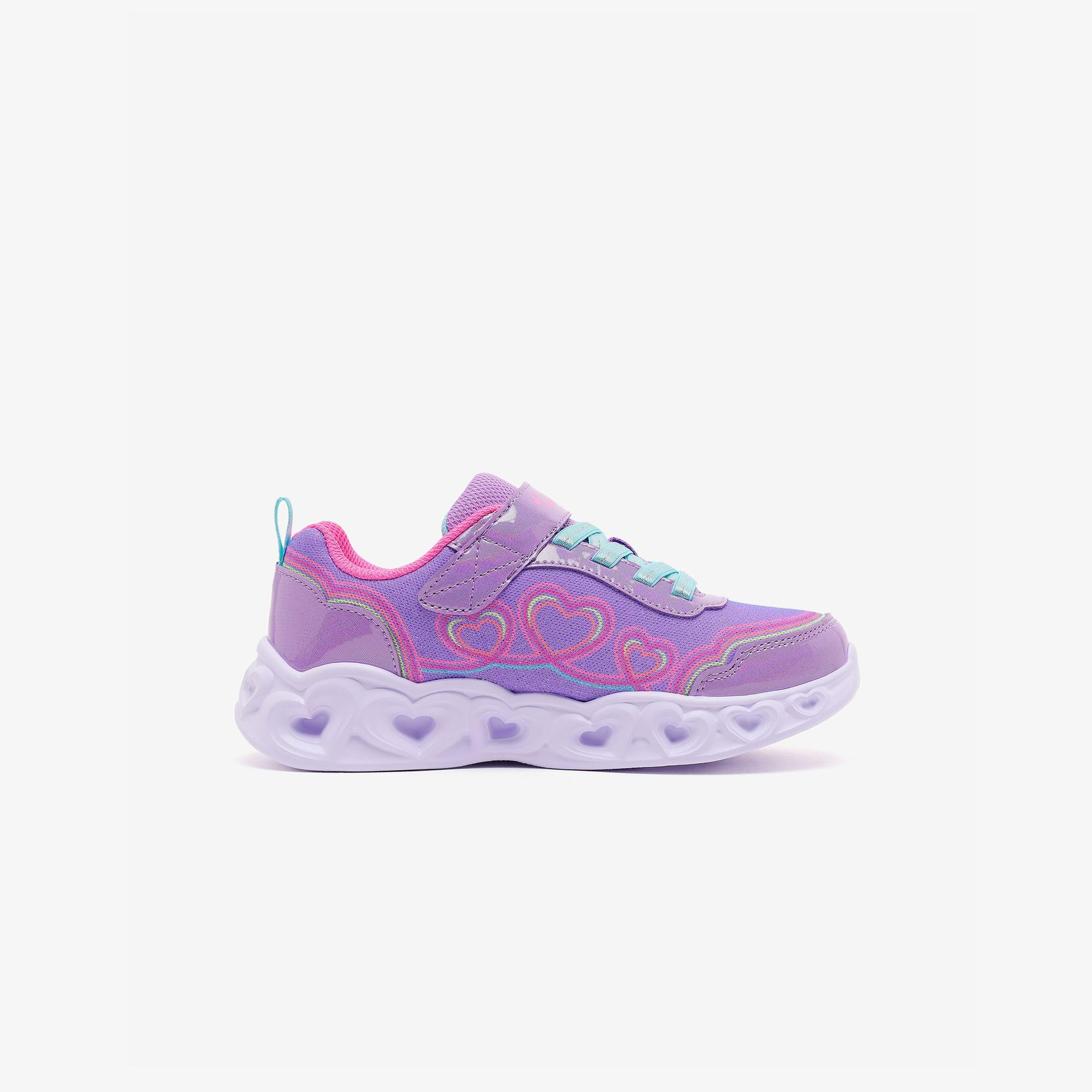 Skechers Heart Lights Çocuk Mor Spor Ayakkabı