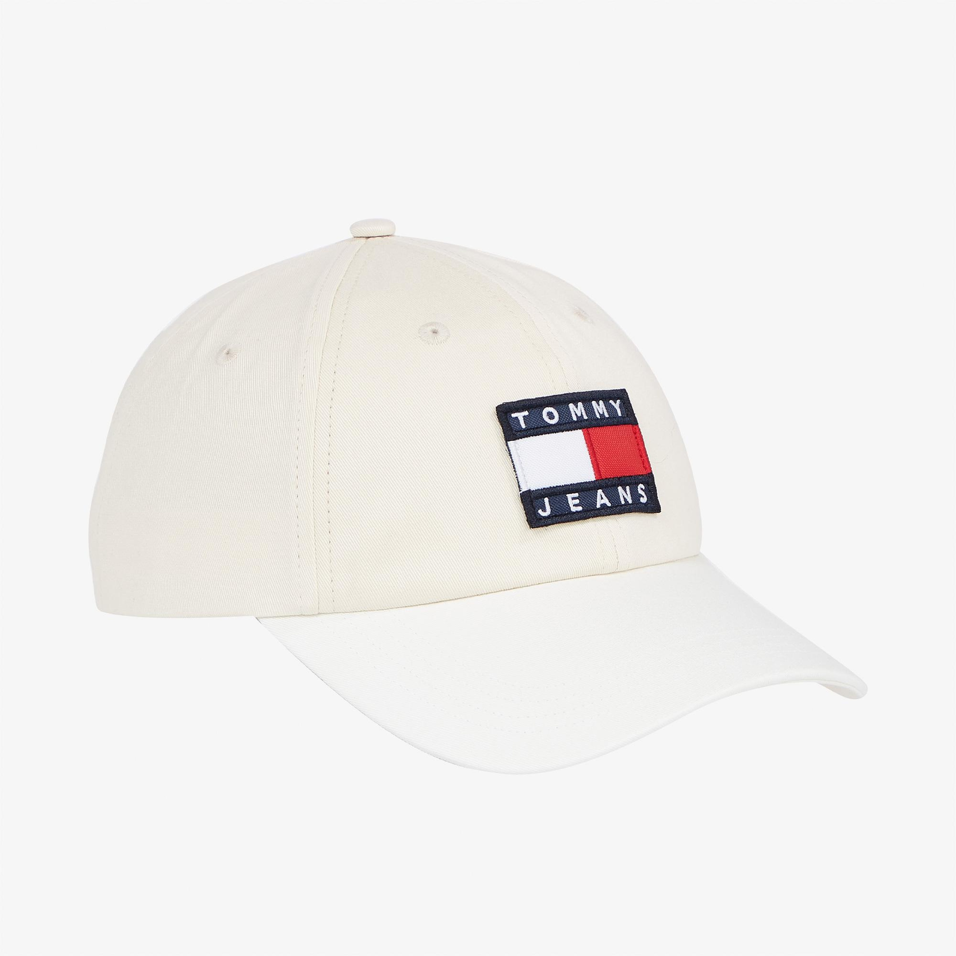 Tommy Jeans Heritage Erkek Beyaz Şapka