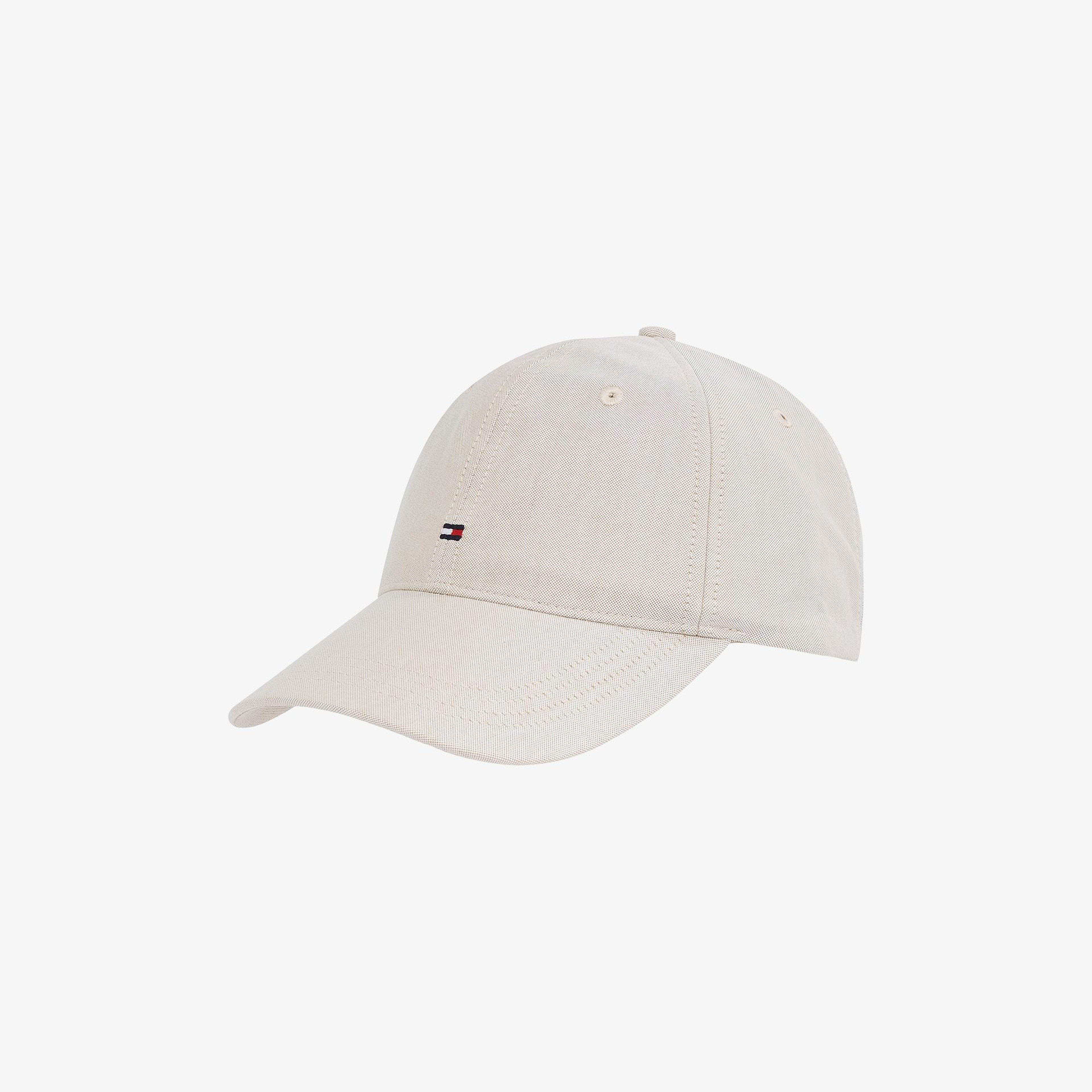 Tommy Hilfiger Flag Oxford 6 Panel Erkek Bej Şapka