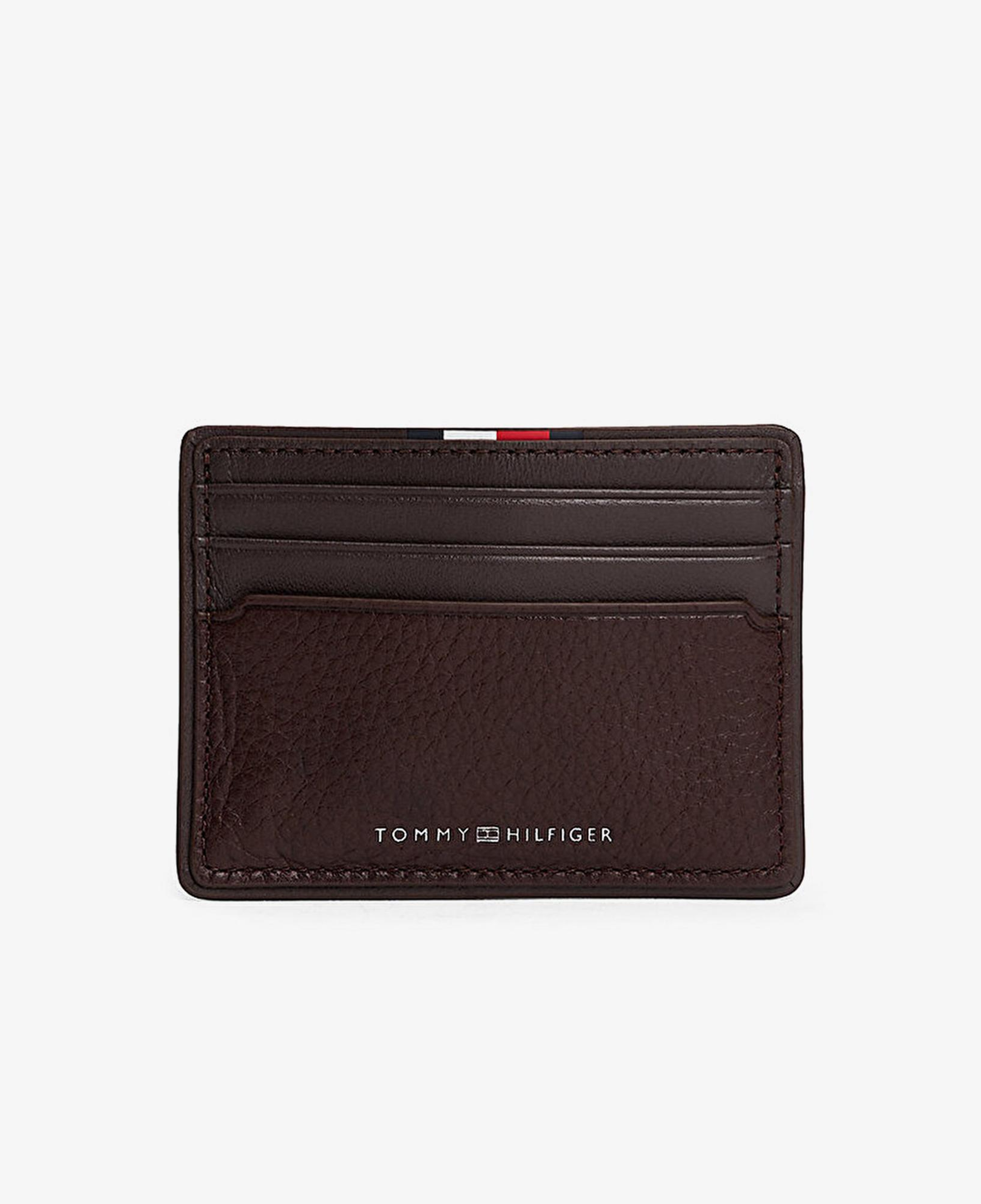 Tommy Hilfiger Corp Erkek Kahverengi Kartlık