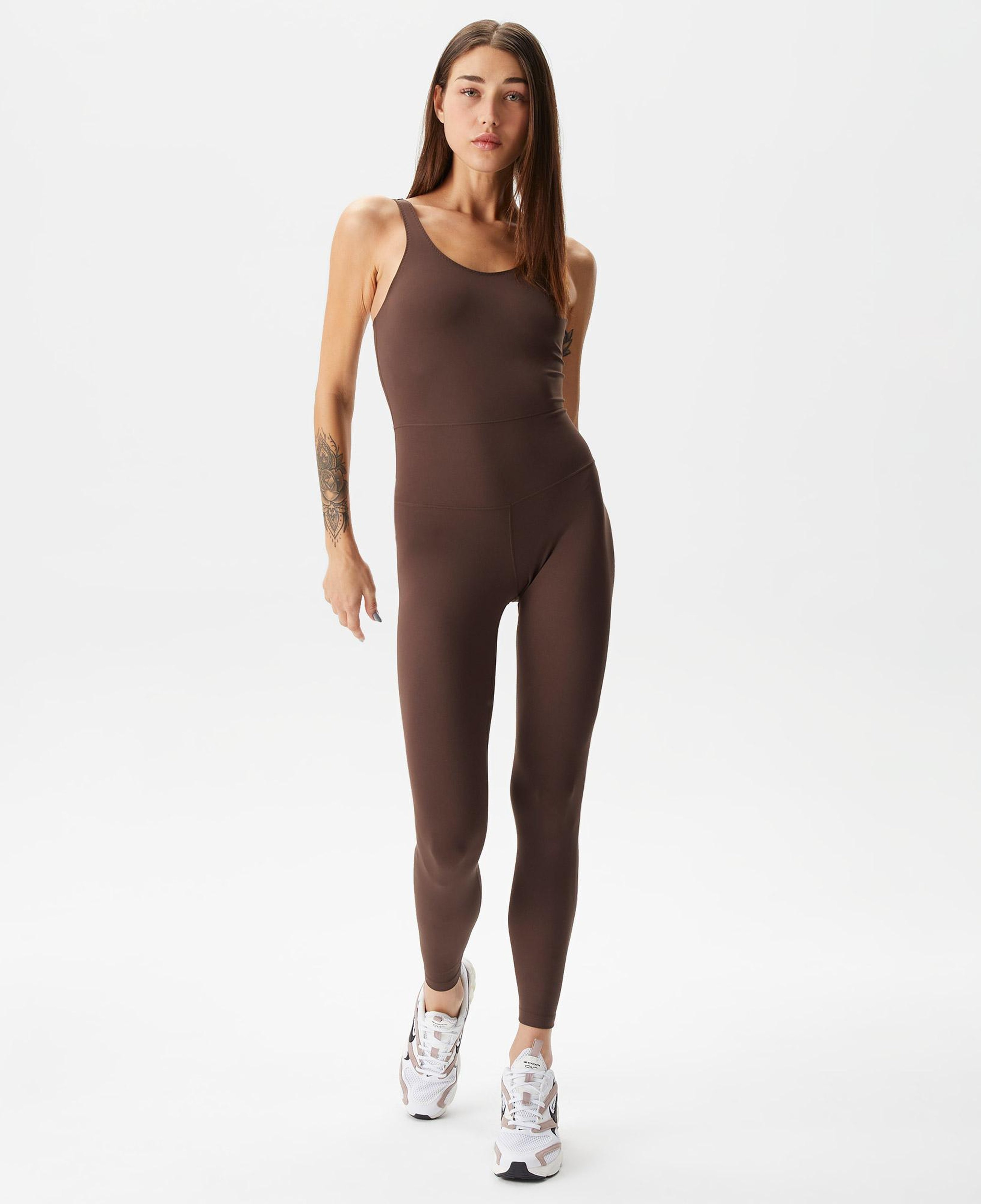 Nike One Dri-Fit Capsule Kadın Kahverengi Tulum