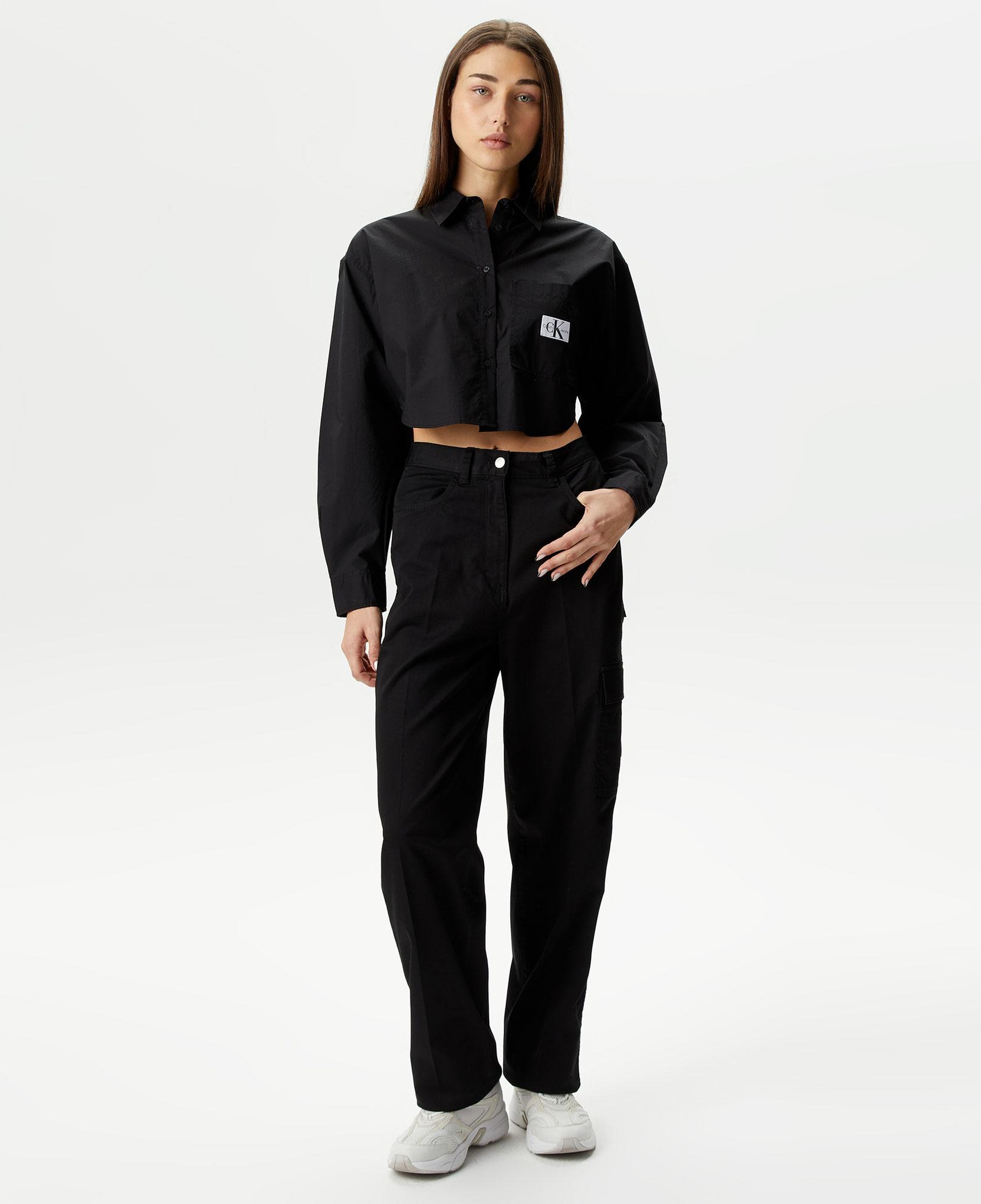 Calvin Klein Jeans Woven Label Kadın Siyah Pantolon