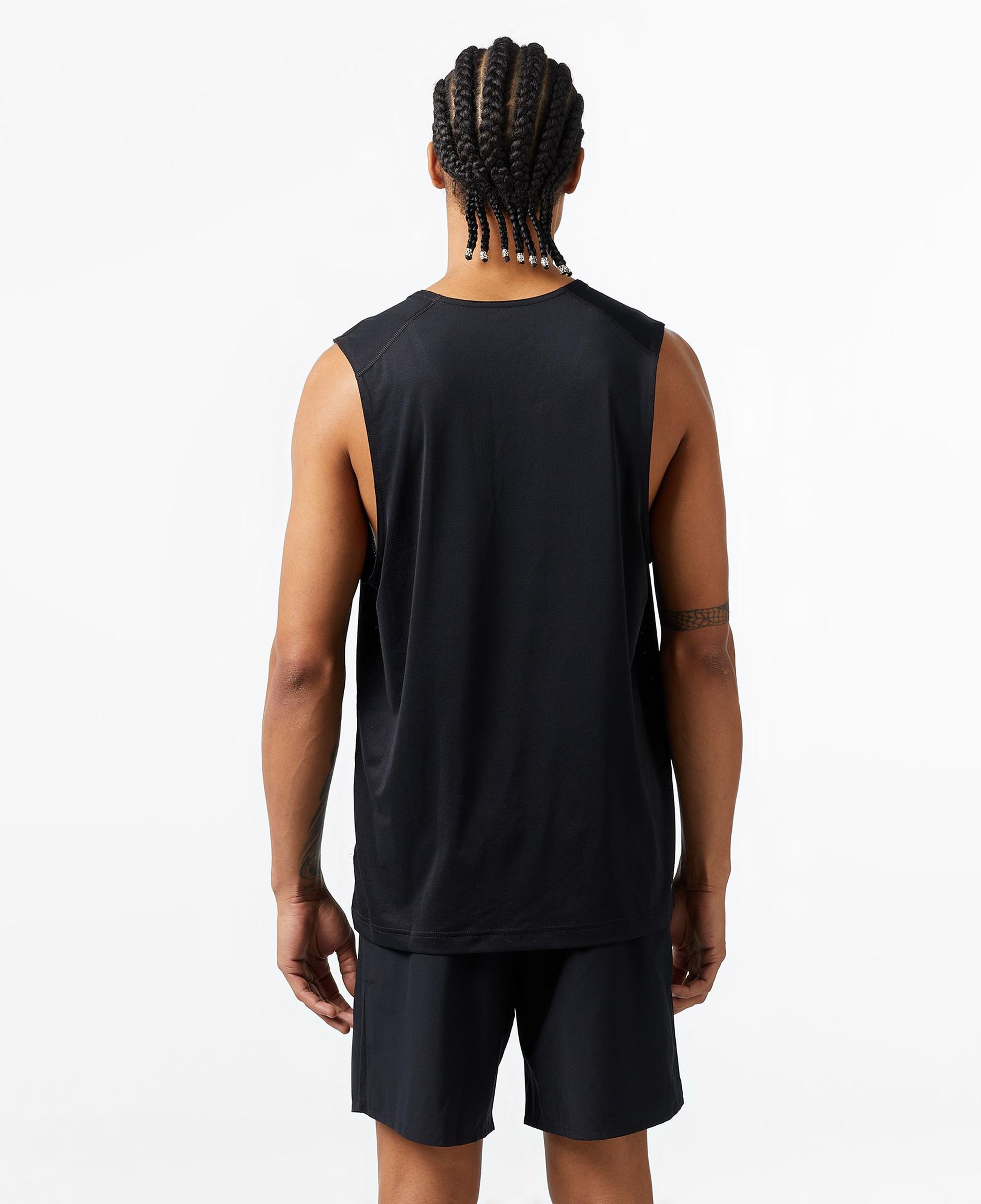 Nike Dri-Fit Ready Tank Erkek Siyah Kolsuz T-Shirt