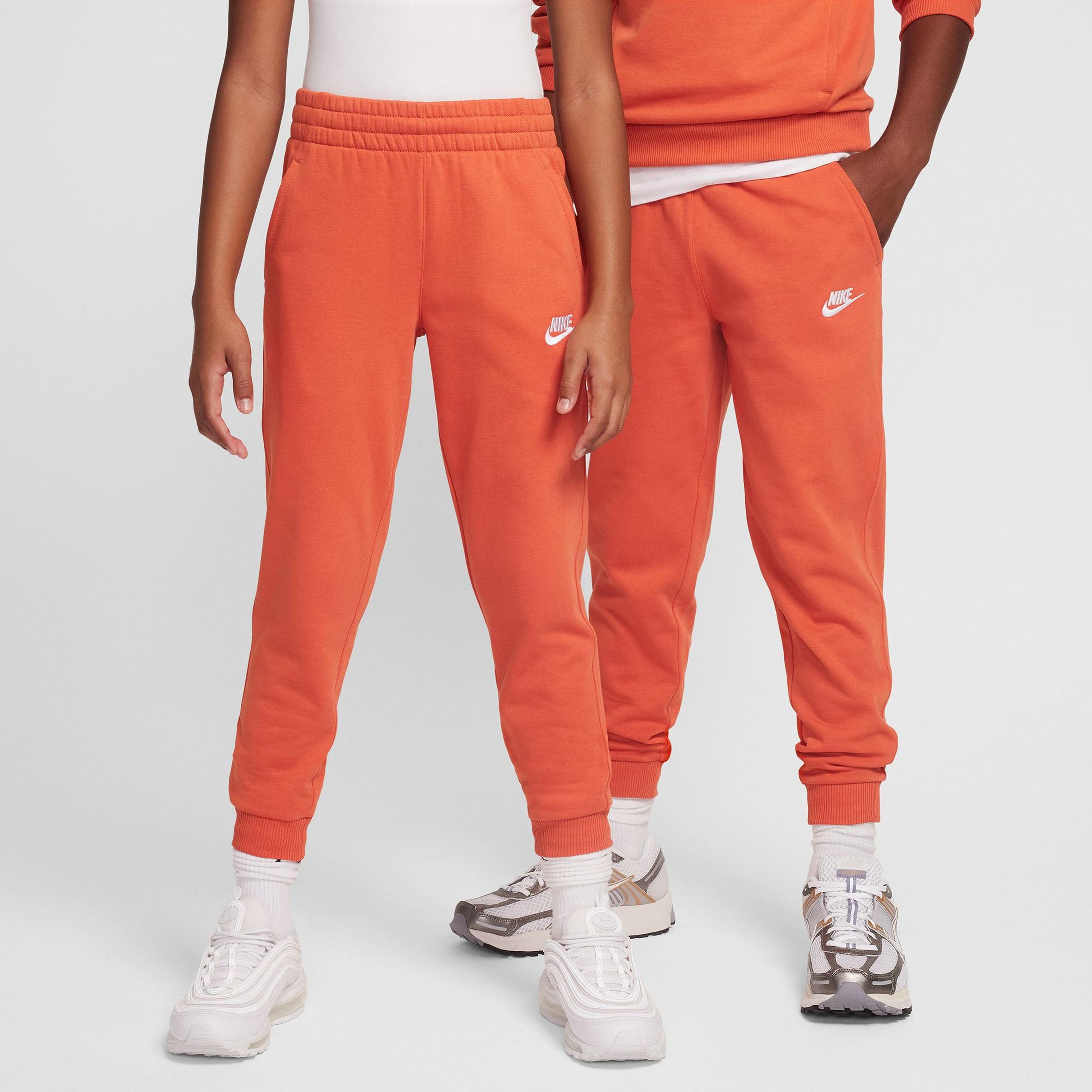 Nike Sportswear Club Fleece Çocuk Turuncu Eşofman Altı