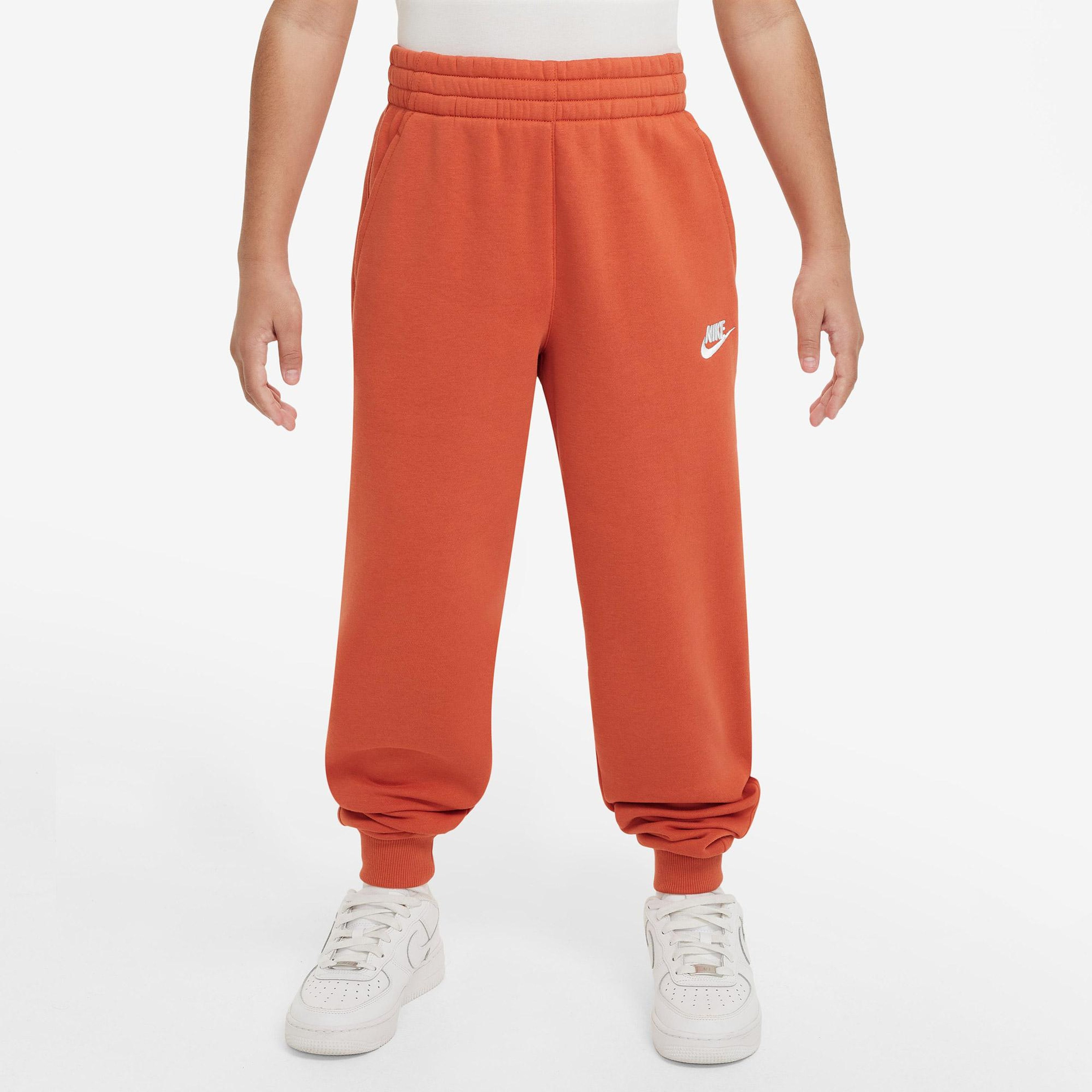 Nike Sportswear Club Fleece Çocuk Turuncu Eşofman Altı