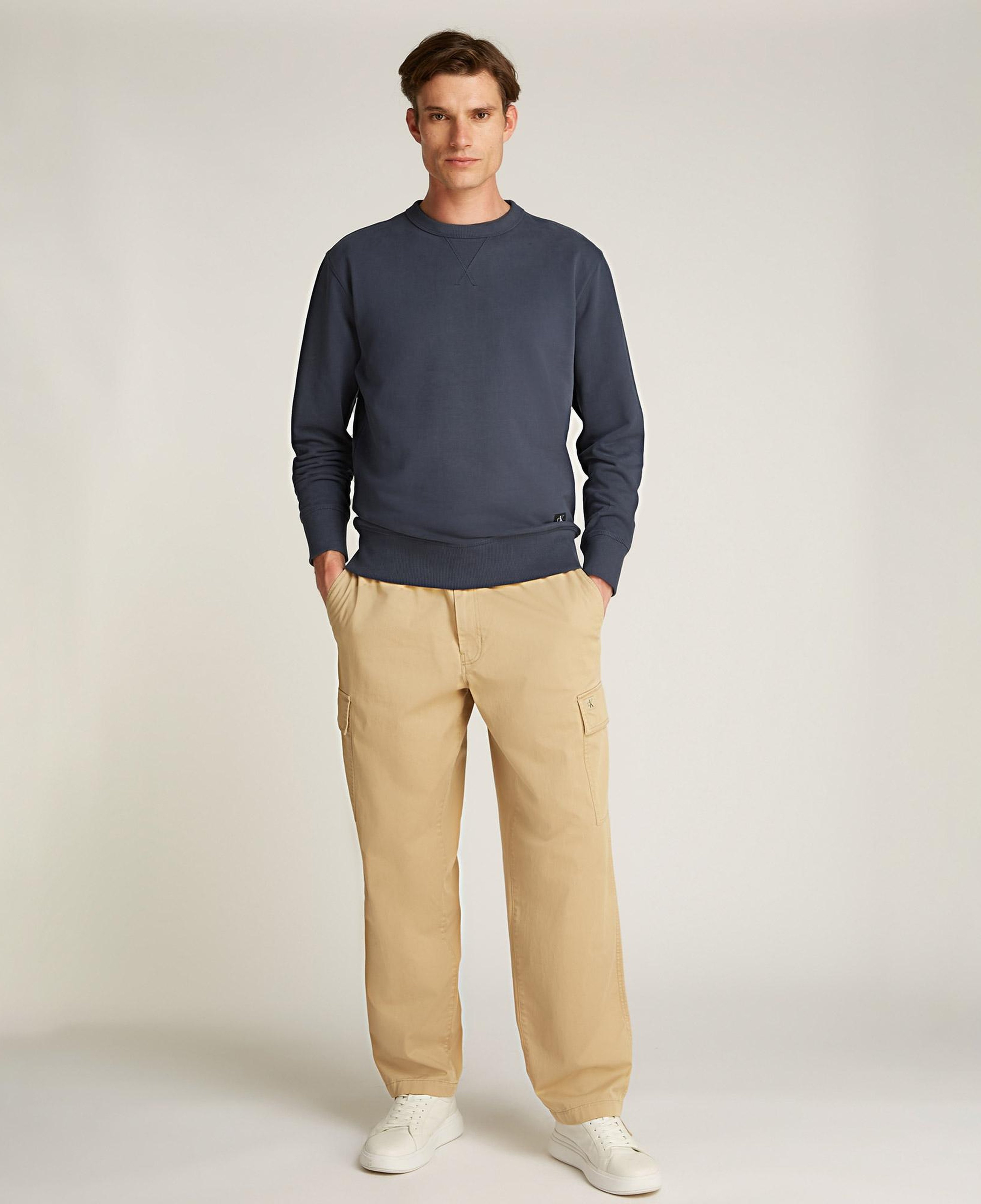 Calvin Klein Erkek Mavi Sweatshirt