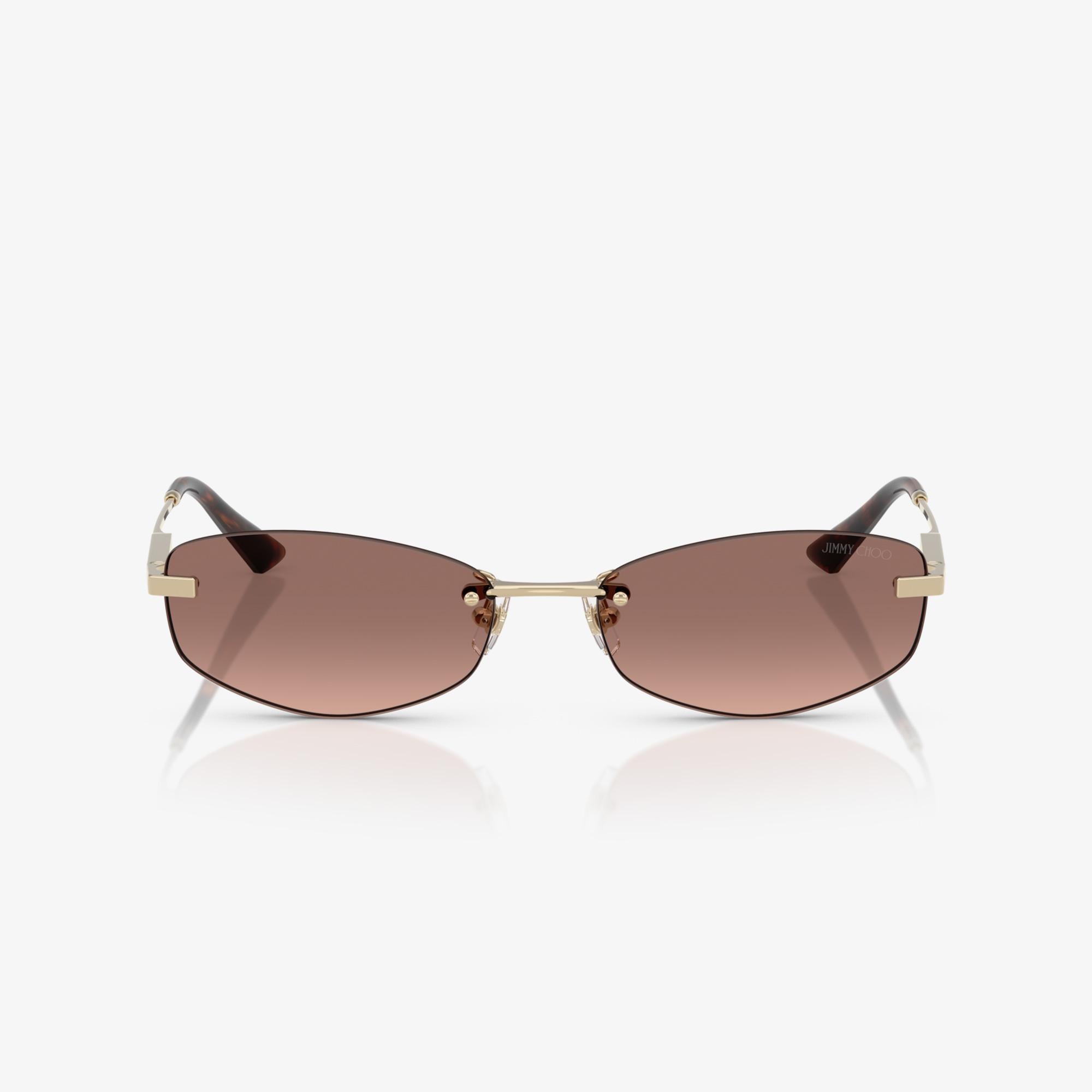 Jimmy Choo  JC4013D Kadın Altın Rengi Güneş Gözlüğü