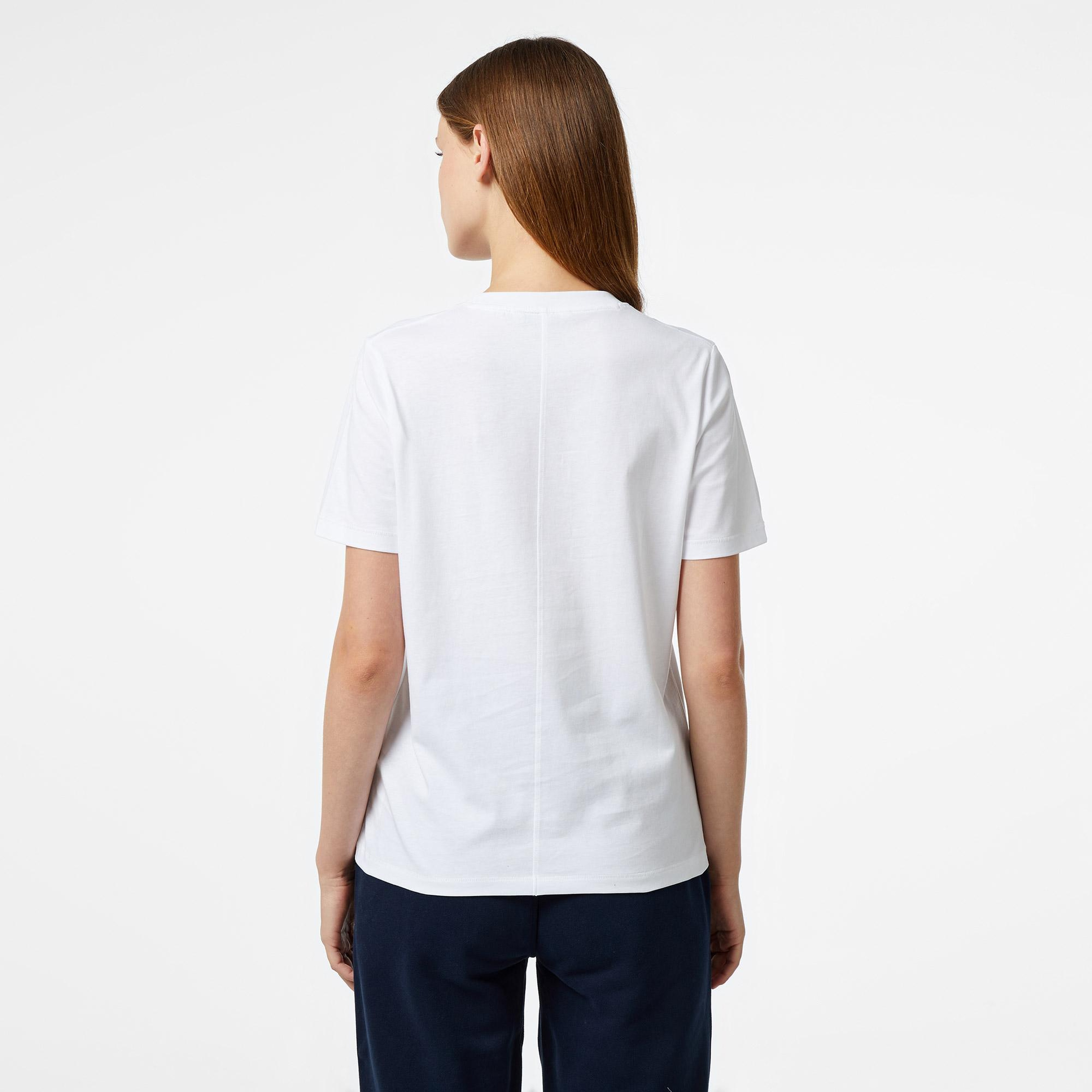 Tommy Hilfiger Modern Regular Kadın Beyaz T-Shirt