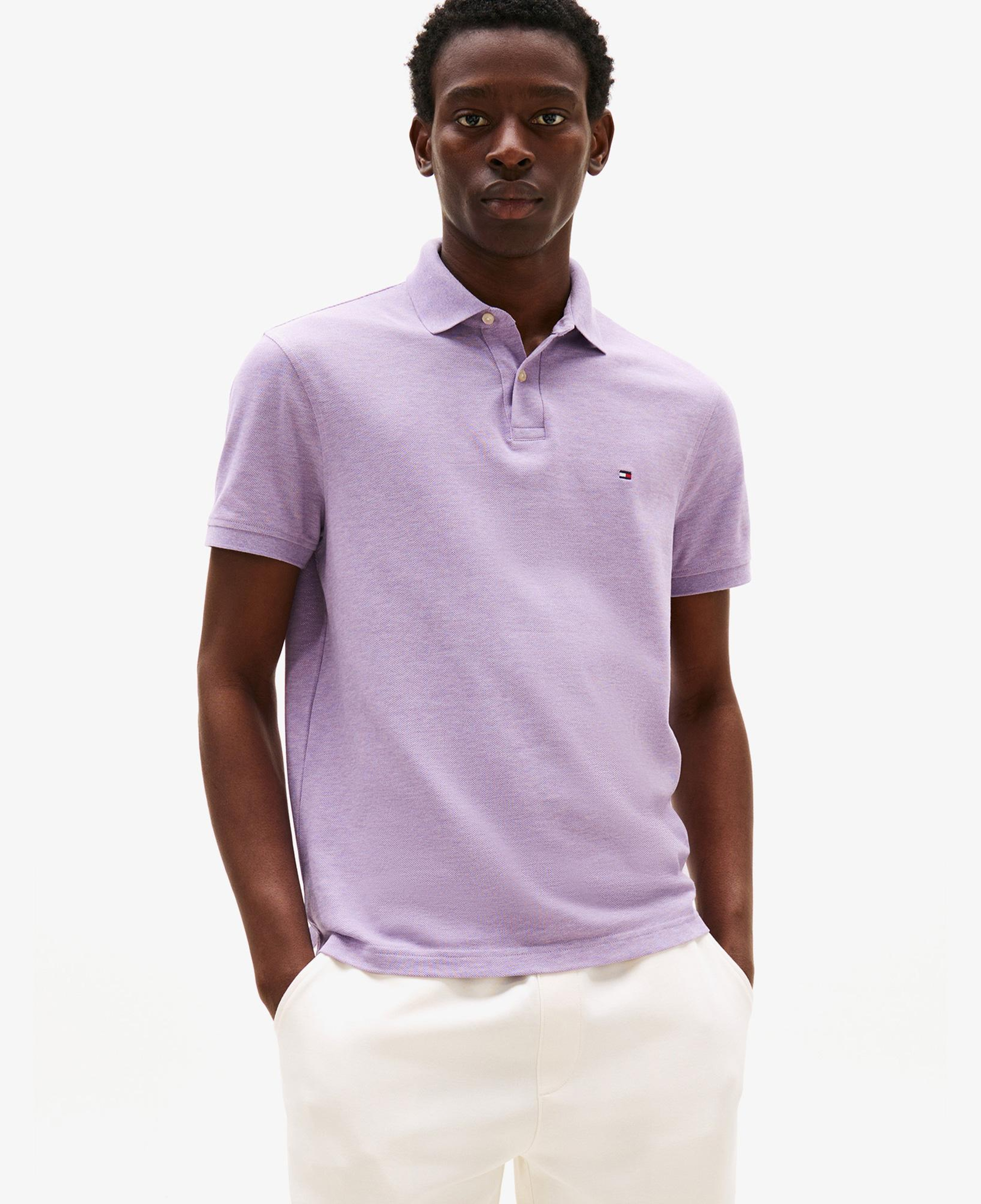 Tommy Hilfiger 1985 Regular Erkek Mor Polo