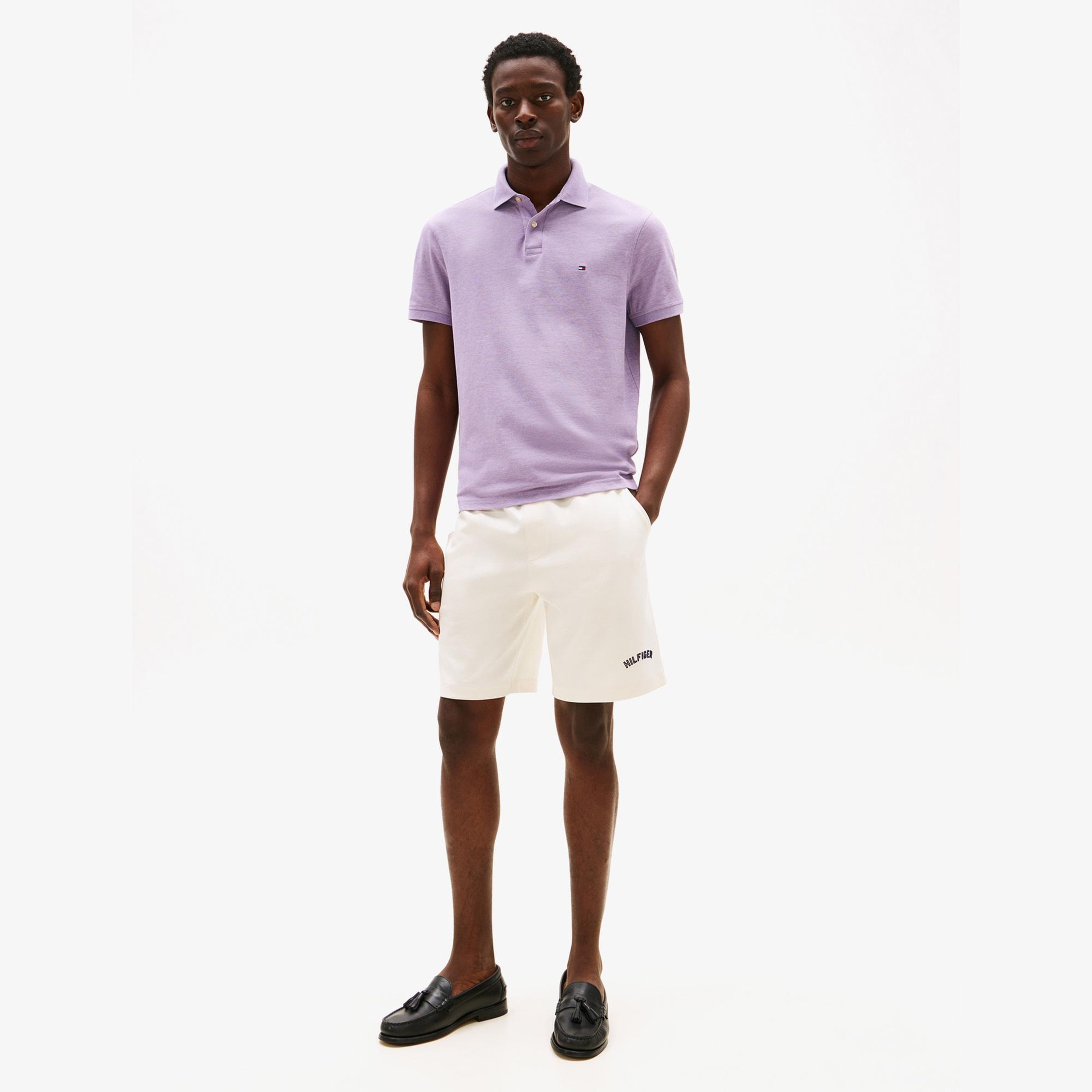 Tommy Hilfiger 1985 Regular Erkek Mor Polo