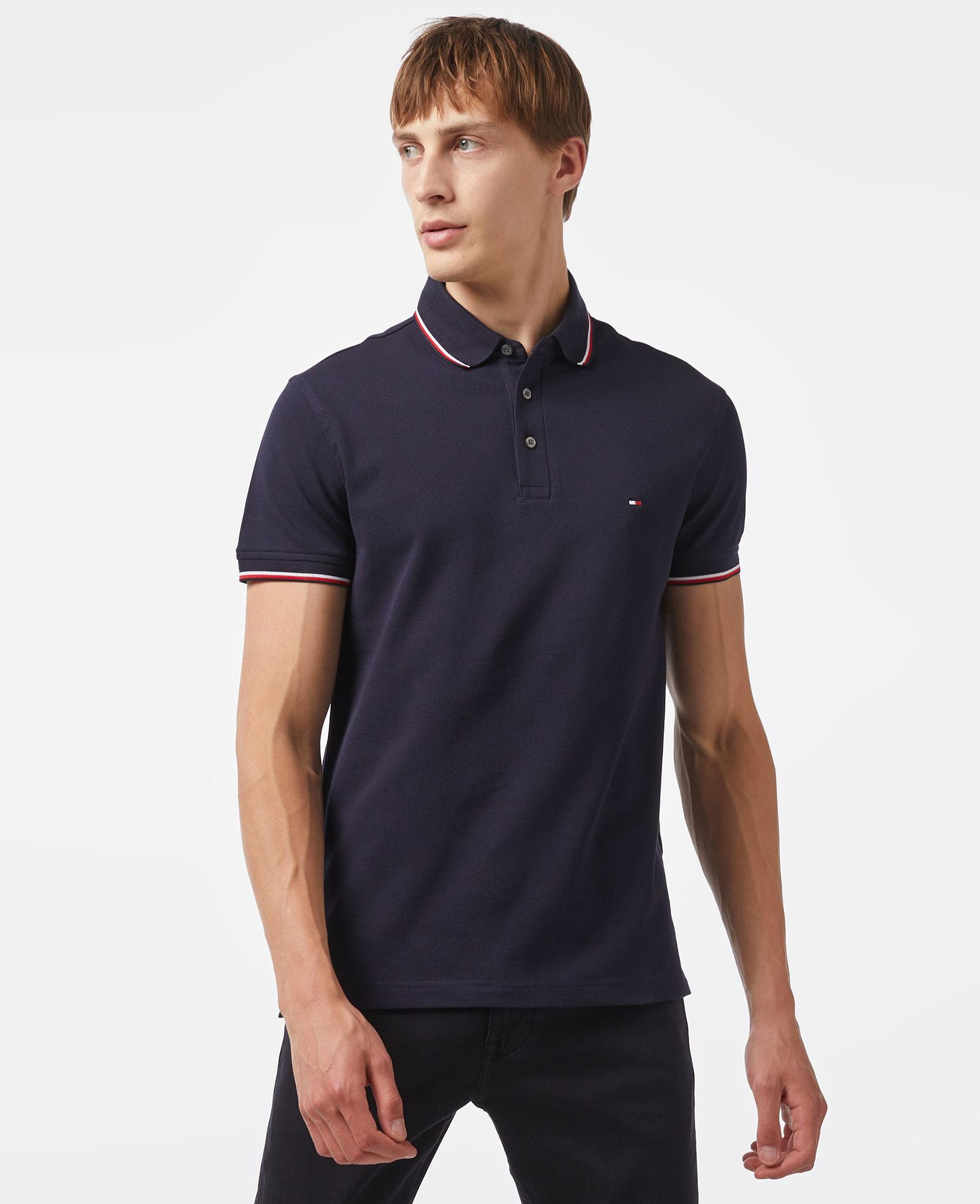 Tommy Hilfiger Erkek Mavi Polo