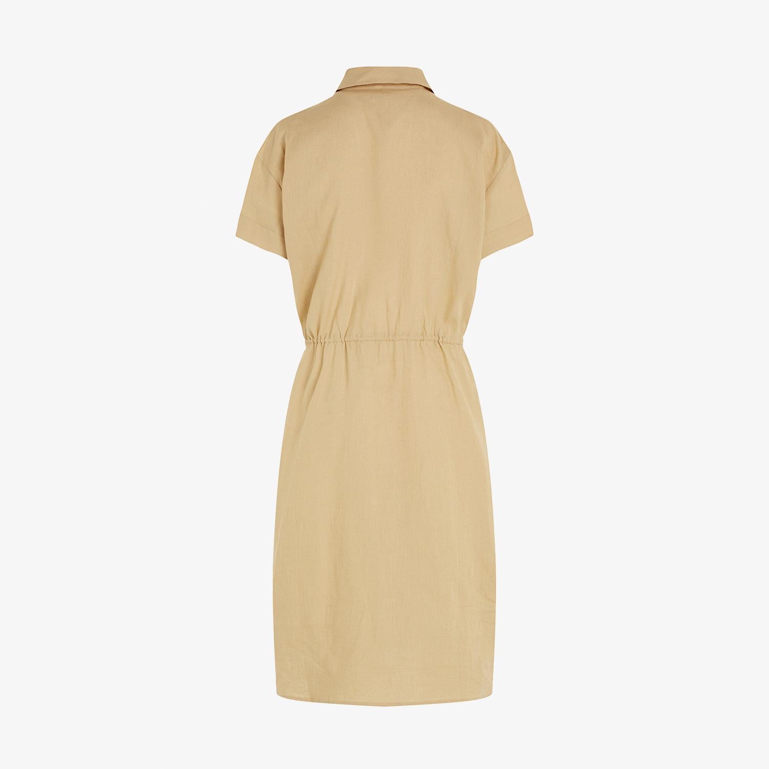 Tommy Hilfiger Midi Kadın Bej Elbise