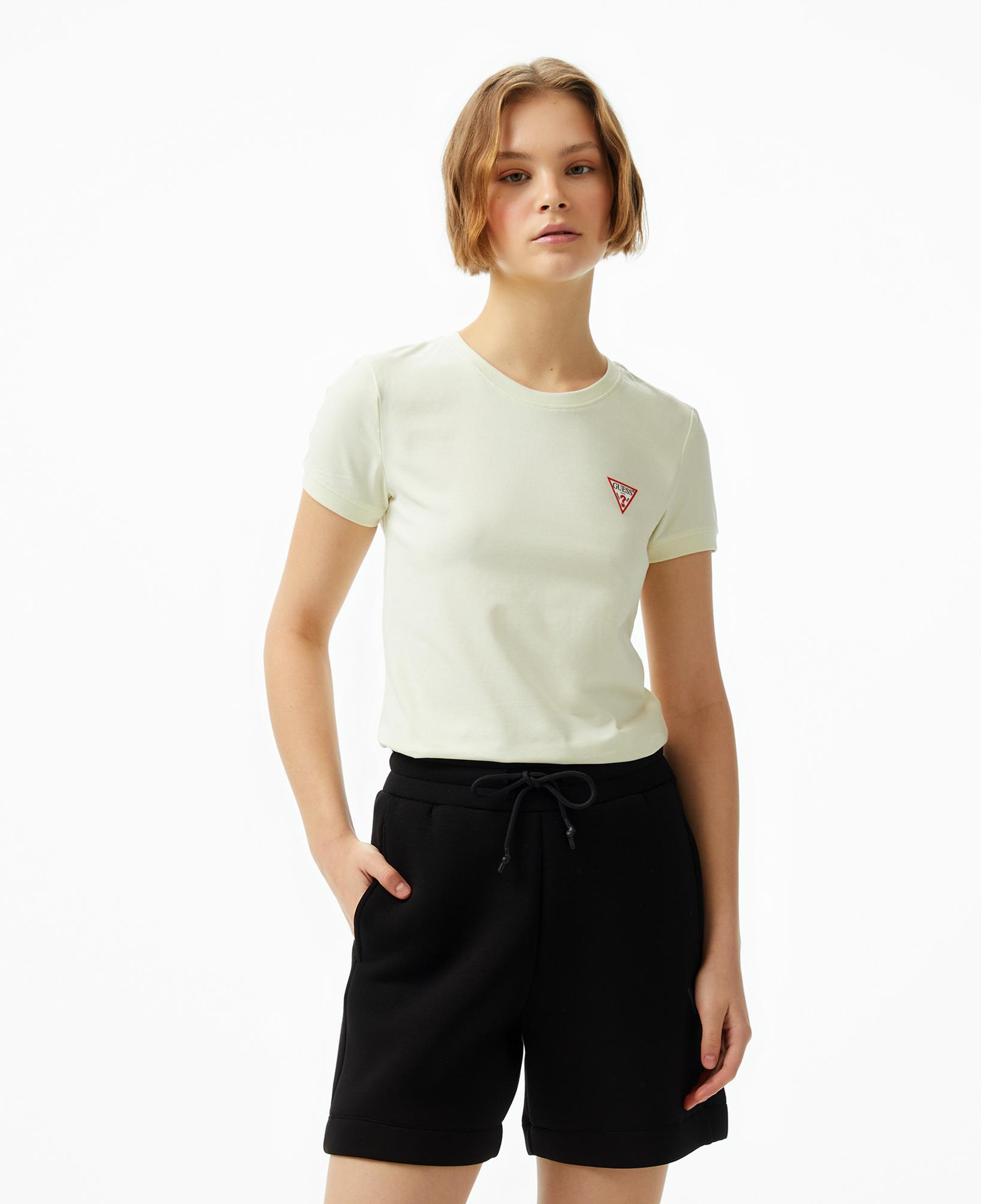 Guess Kadın Sarı T-Shirt